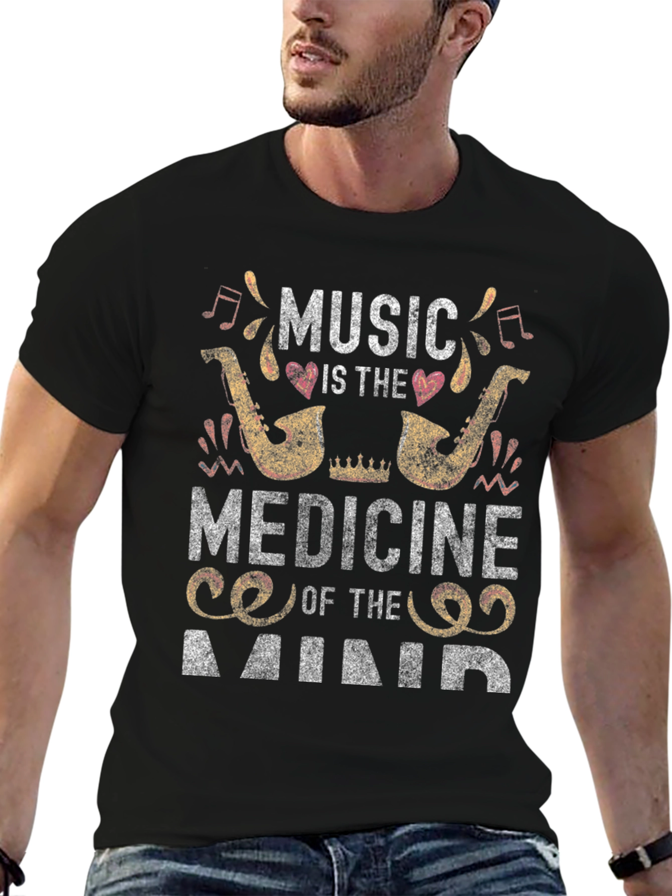 Music is Medicine Graphic Tee