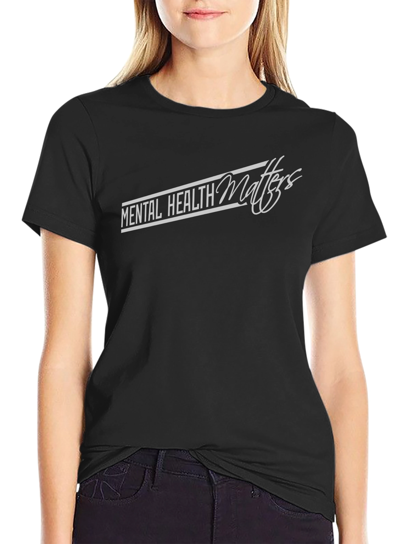 Mental Health Matters Graphic Tee - Black