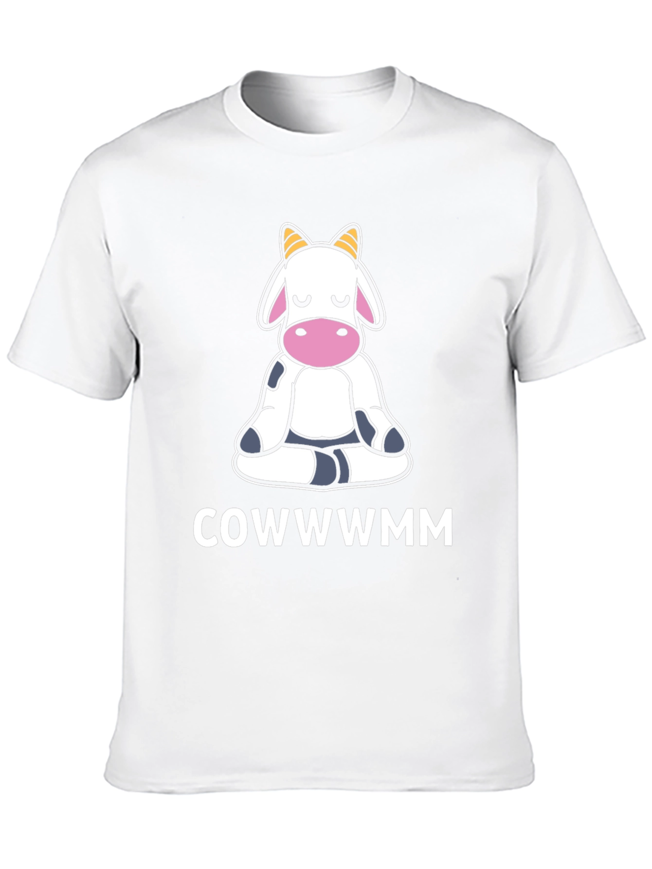 COWWWMM Funny Cow Yoga T-Shirt