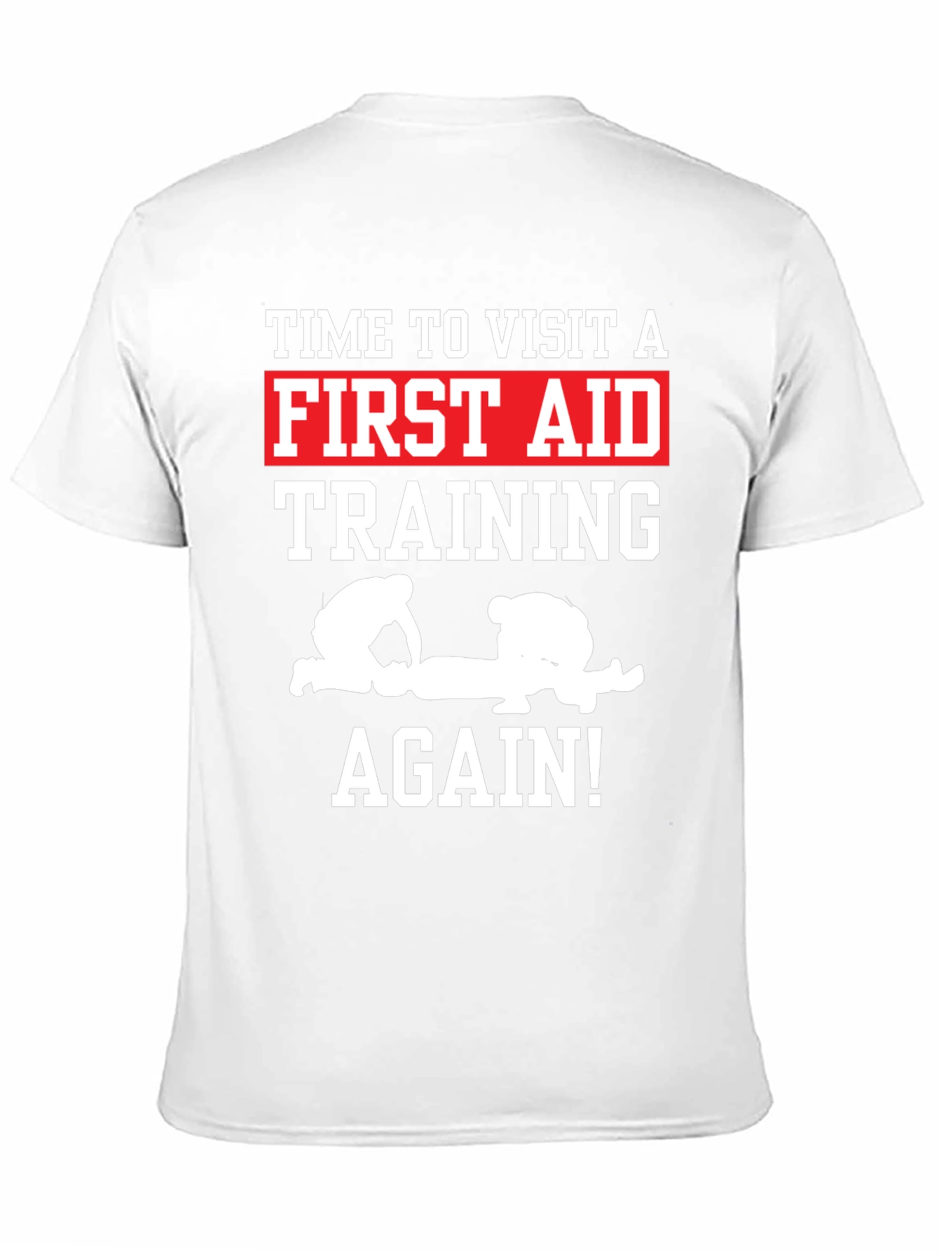 First Aid Training Black T-Shirt