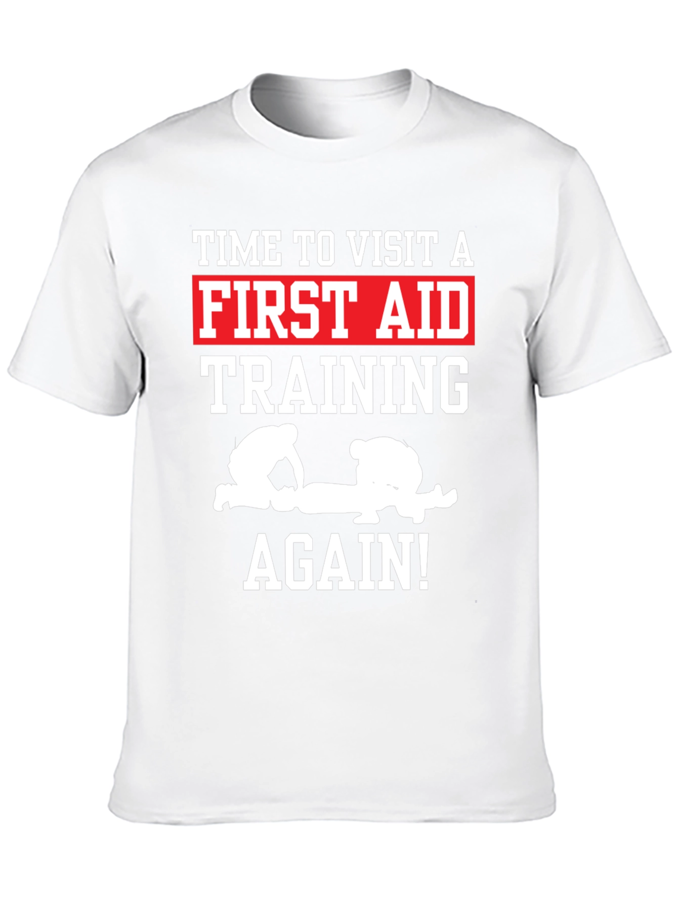 First Aid Training Black T-Shirt