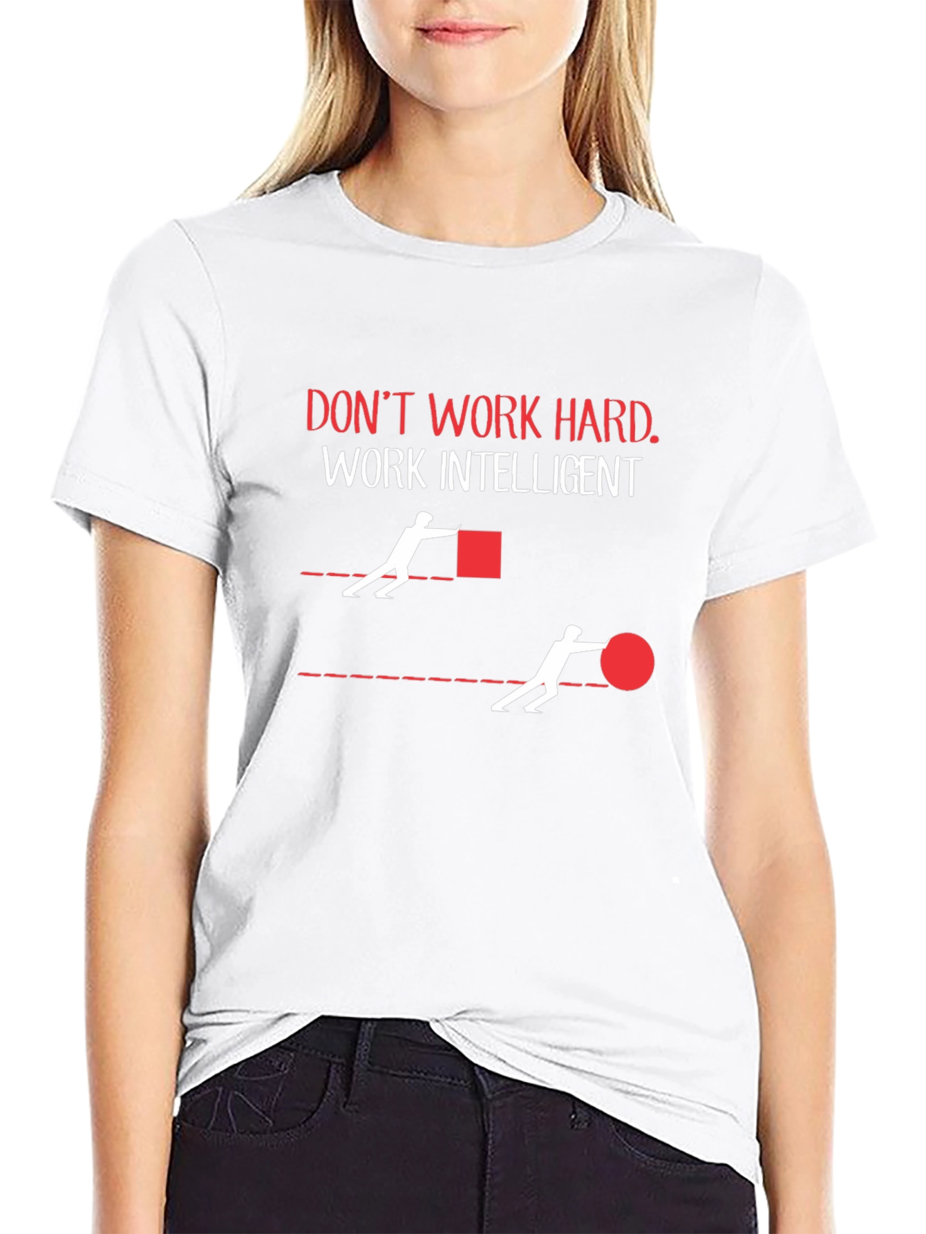 Work Intelligent Graphic T-Shirt