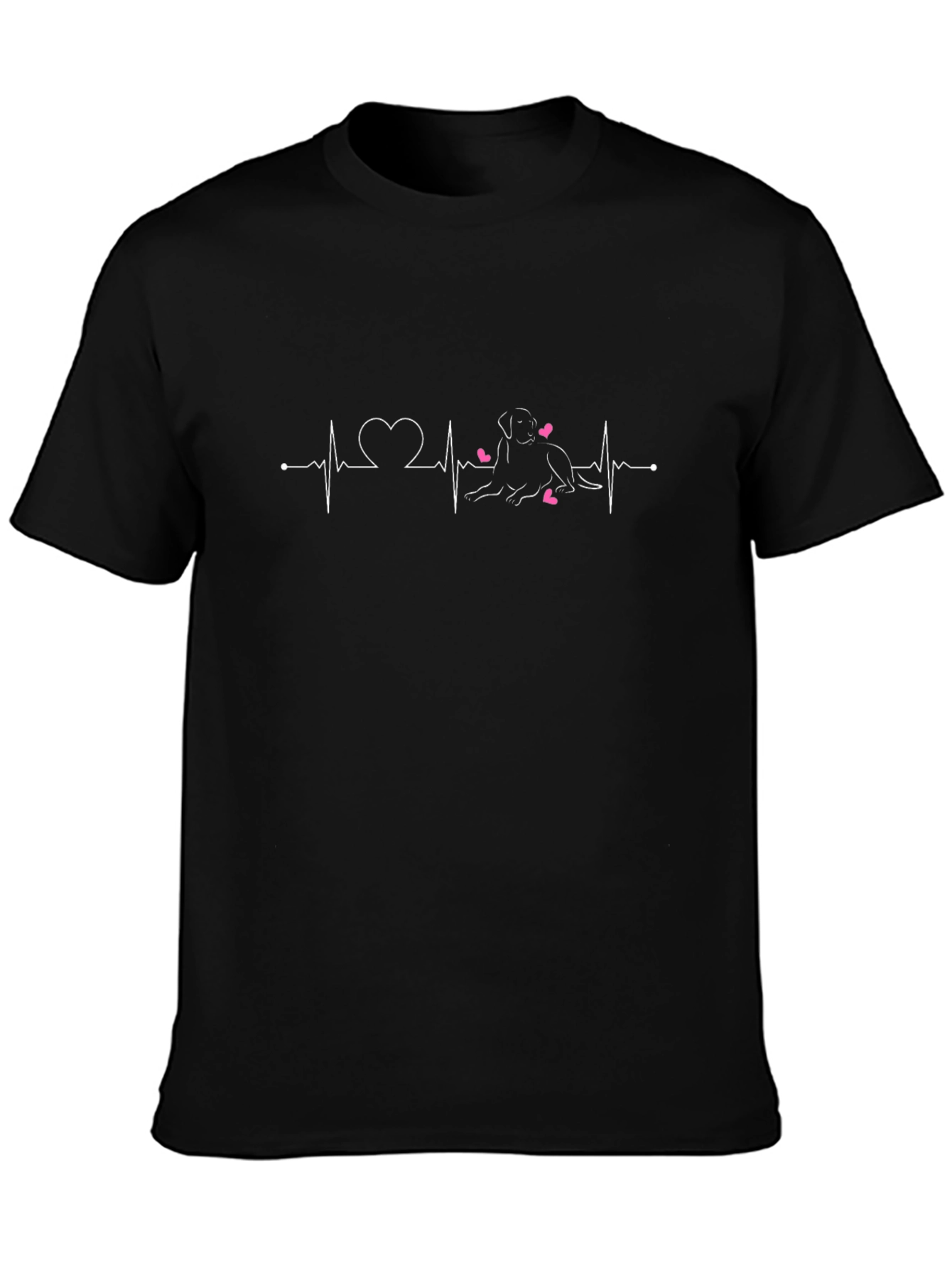 Dog Heartbeat T-Shirt - Love Your Labrador Tee