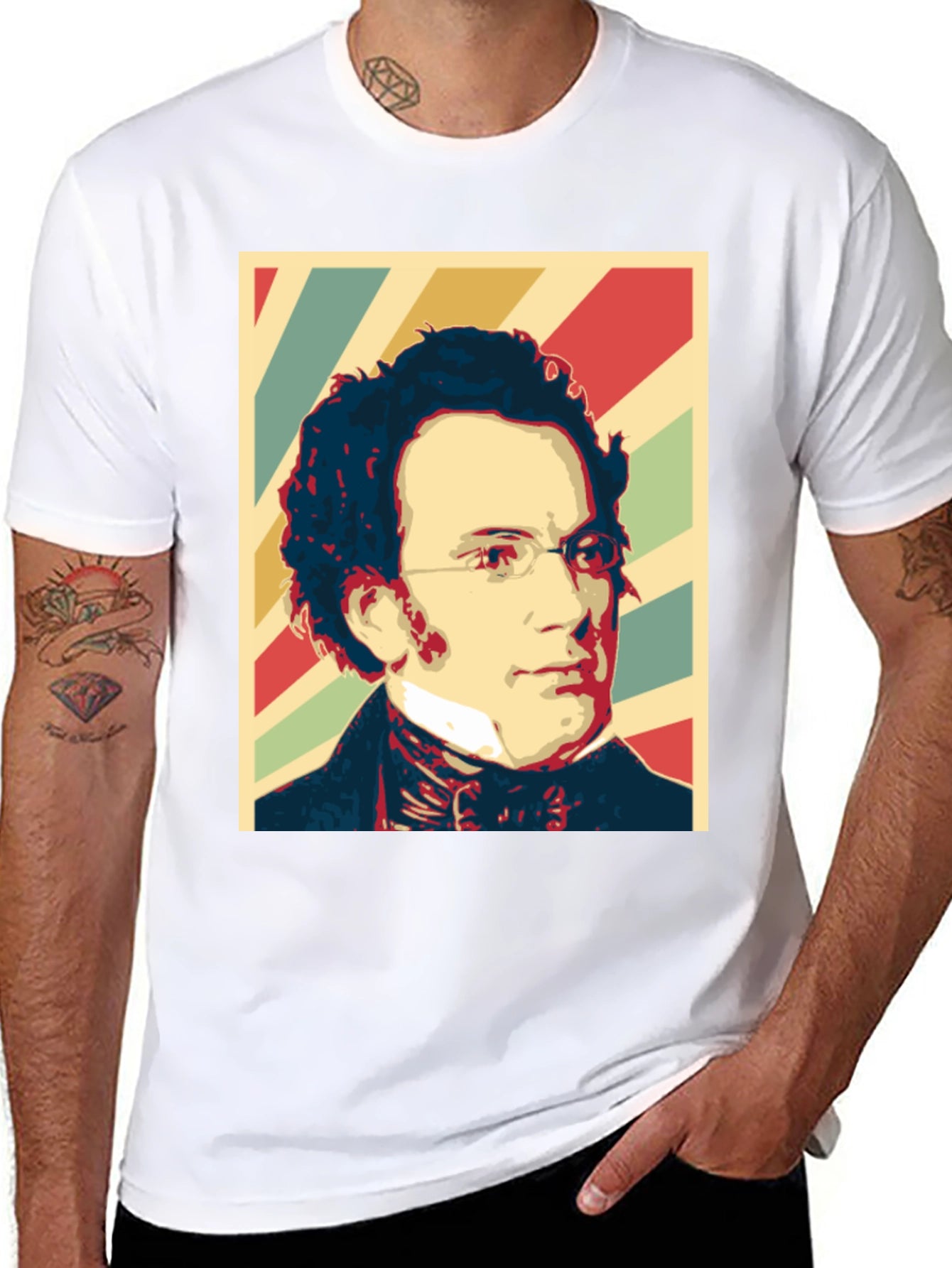 Historical Portrait Graphic T-Shirt