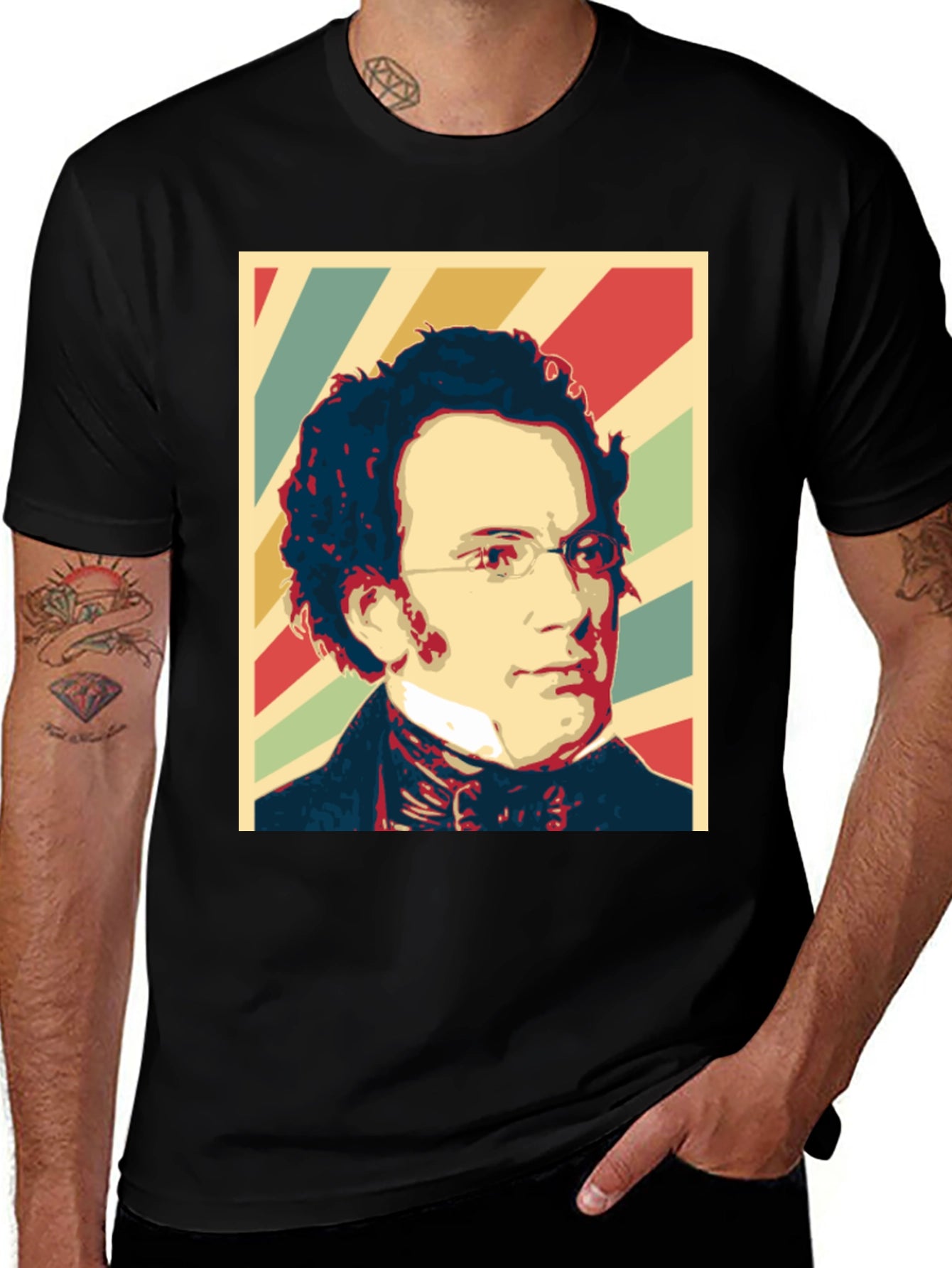 Historical Portrait Graphic T-Shirt