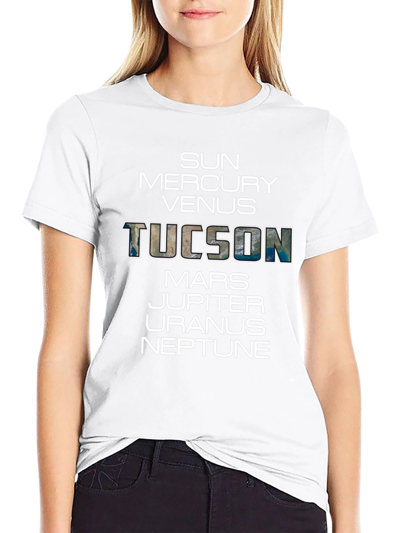 Planets of Tucson T-Shirt - Unique Space Design