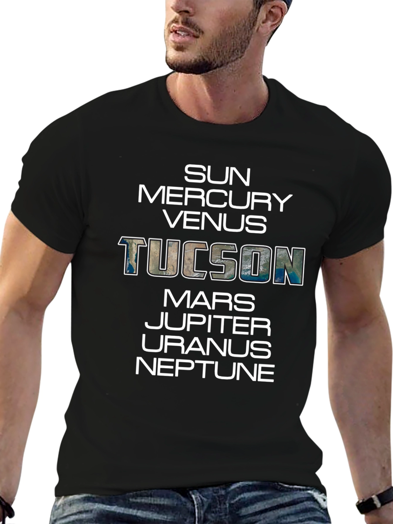 Planets of Tucson T-Shirt - Unique Space Design