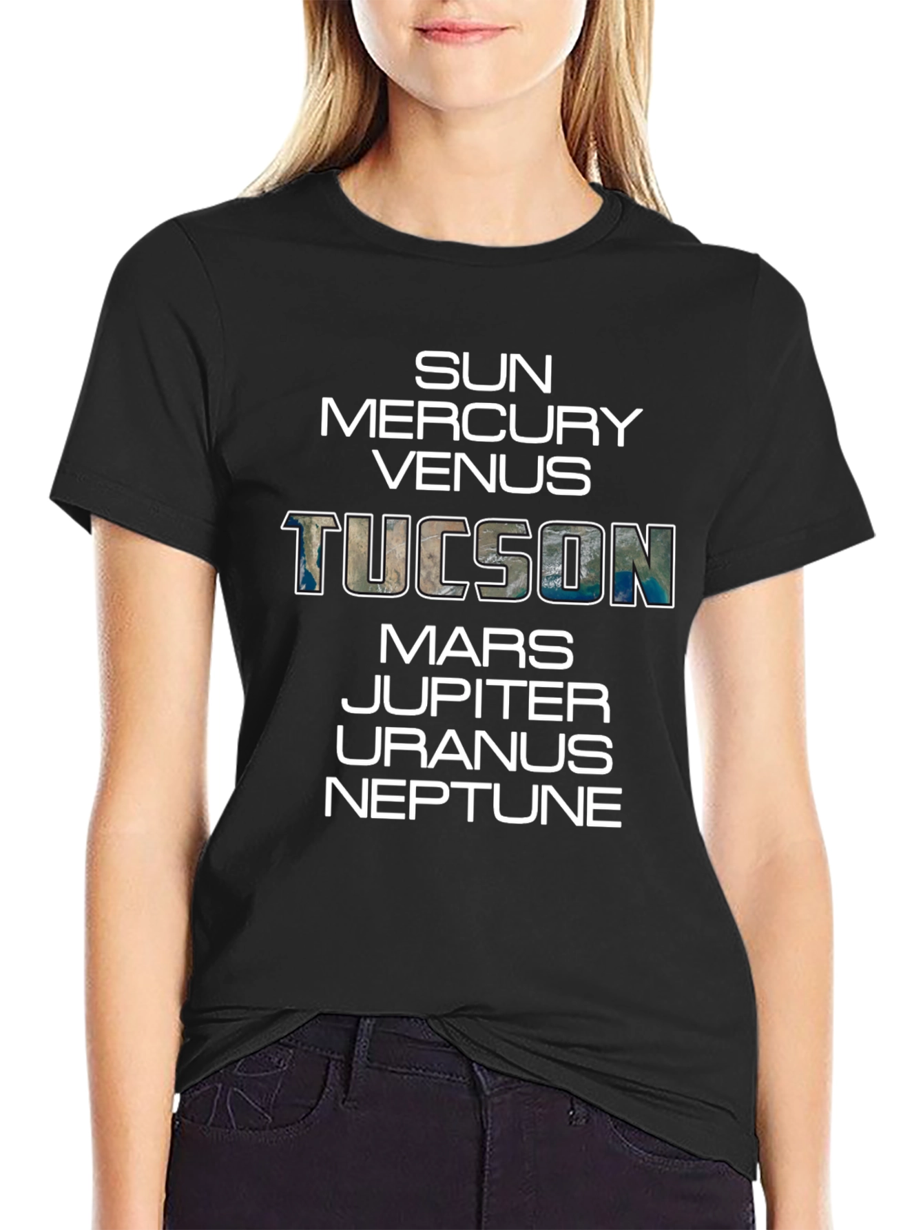 Planets of Tucson T-Shirt - Unique Space Design