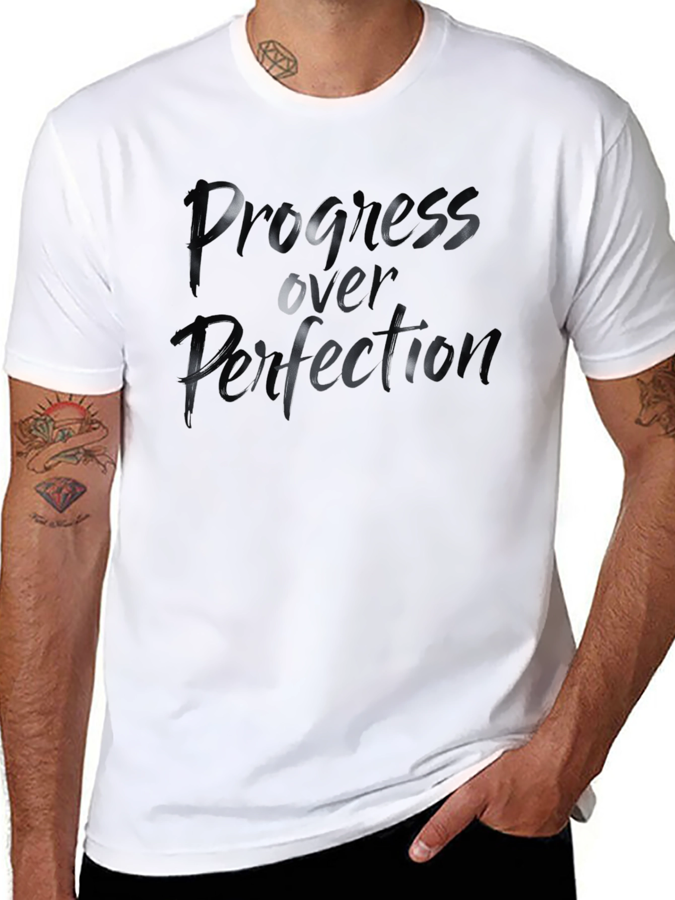 Progress Over Perfection Graphic T-Shirt