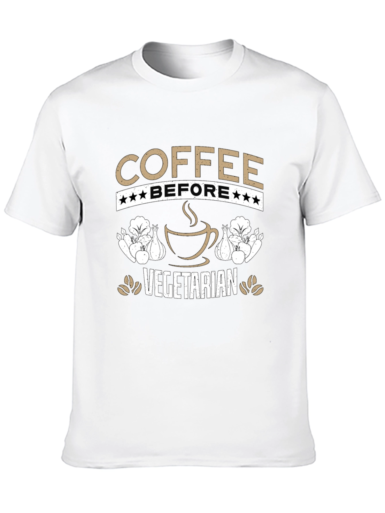 Coffee Before Vegetarian Graphic Tee