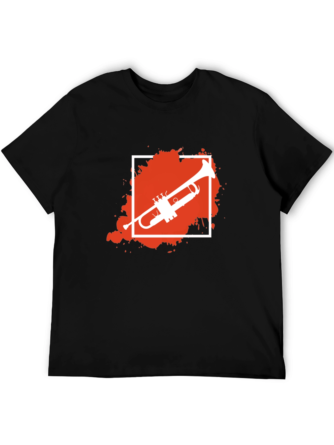 Trumpet Graphic Tee - Musical Instrument T-Shirt