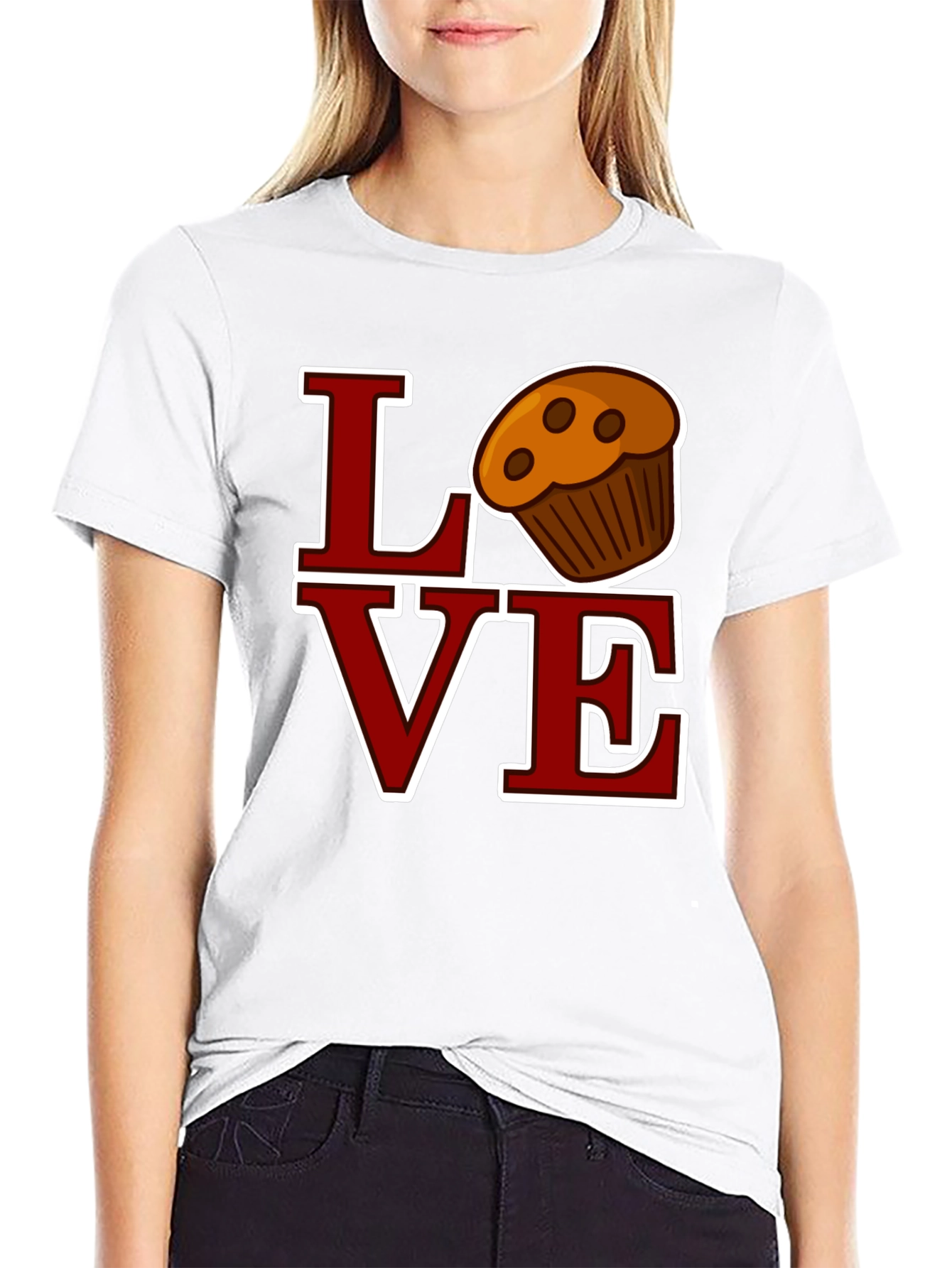 Love Muffin Graphic Tee - Cute Casual Shirt