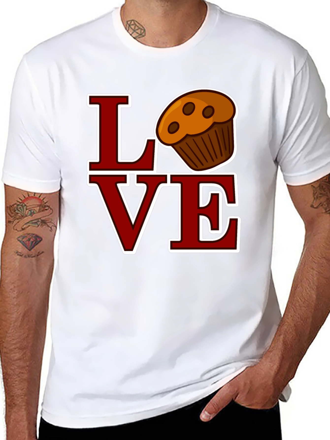 Love Muffin Graphic Tee - Cute Casual Shirt