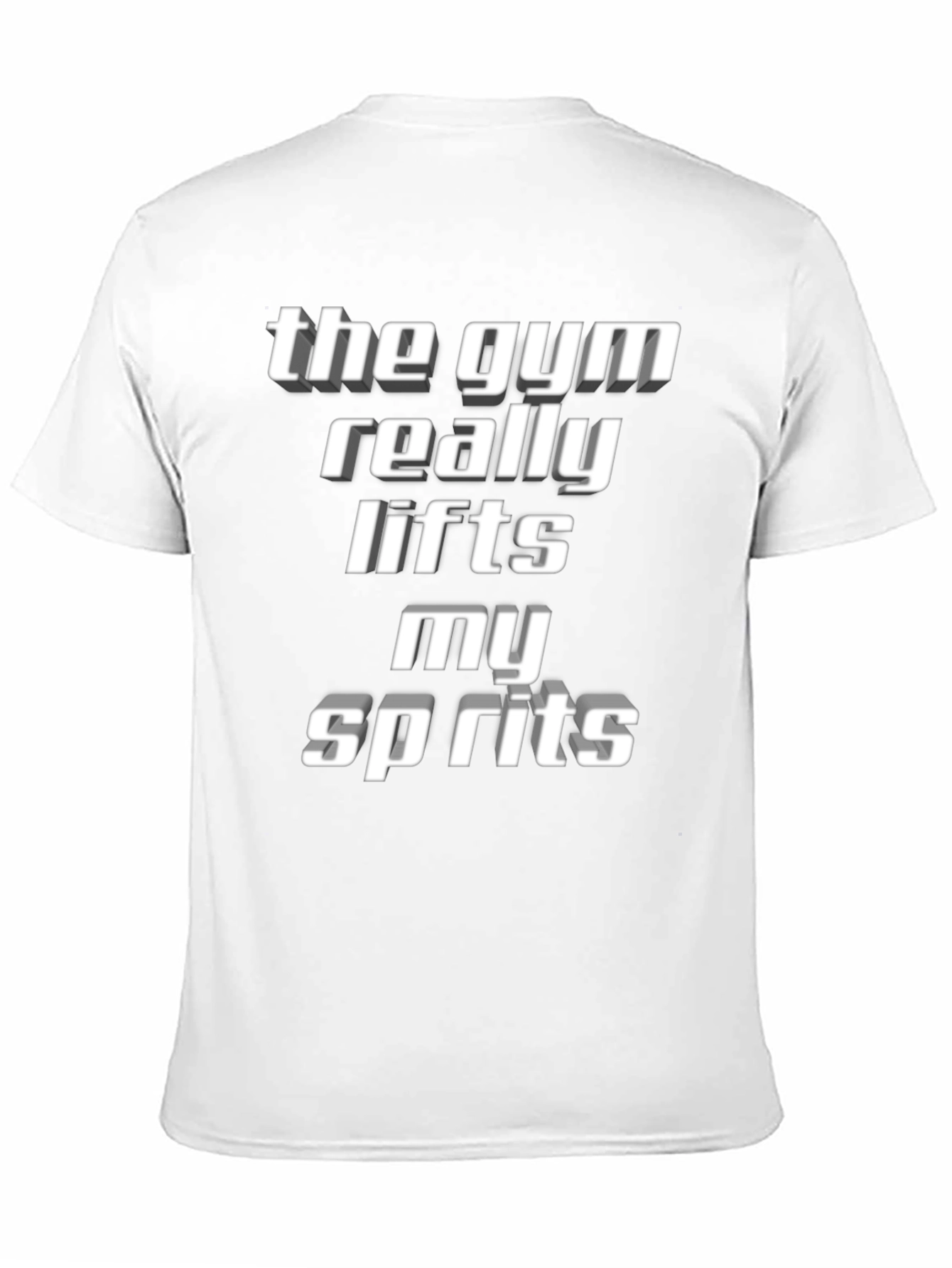 Gym Lifts Spirits T-Shirt - Motivation Tee
