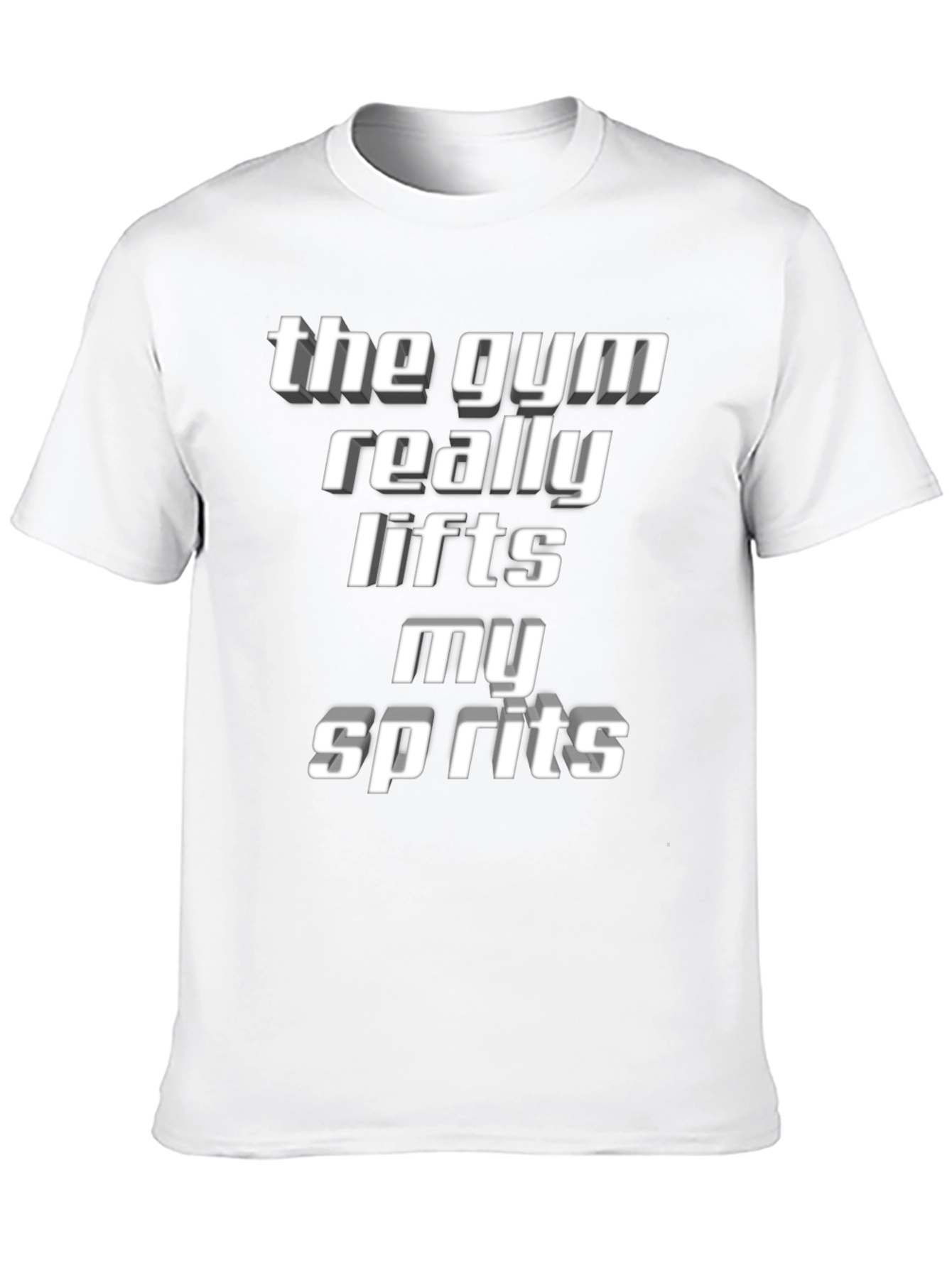 Gym Lifts Spirits T-Shirt - Motivation Tee