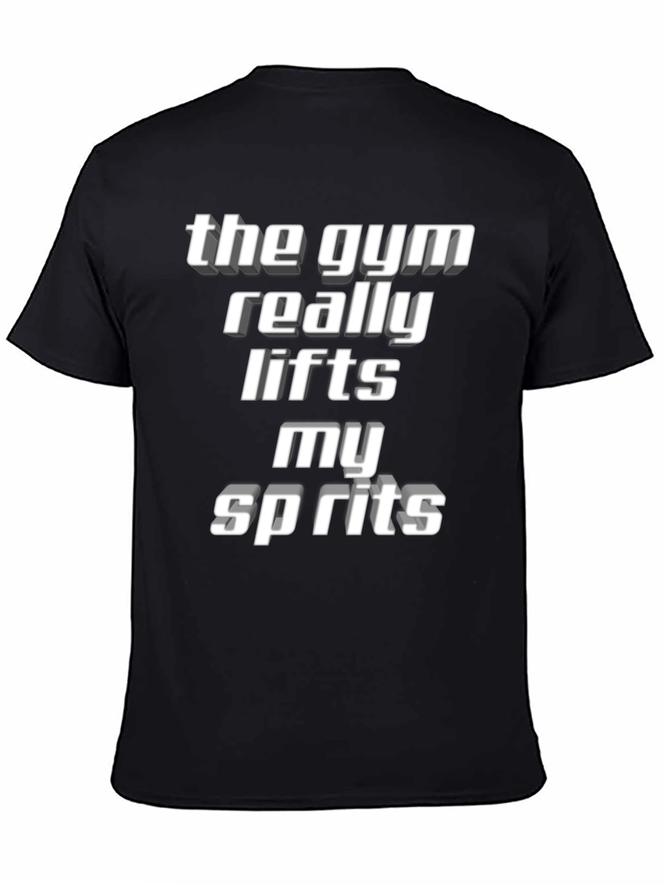 Gym Lifts Spirits T-Shirt - Motivation Tee