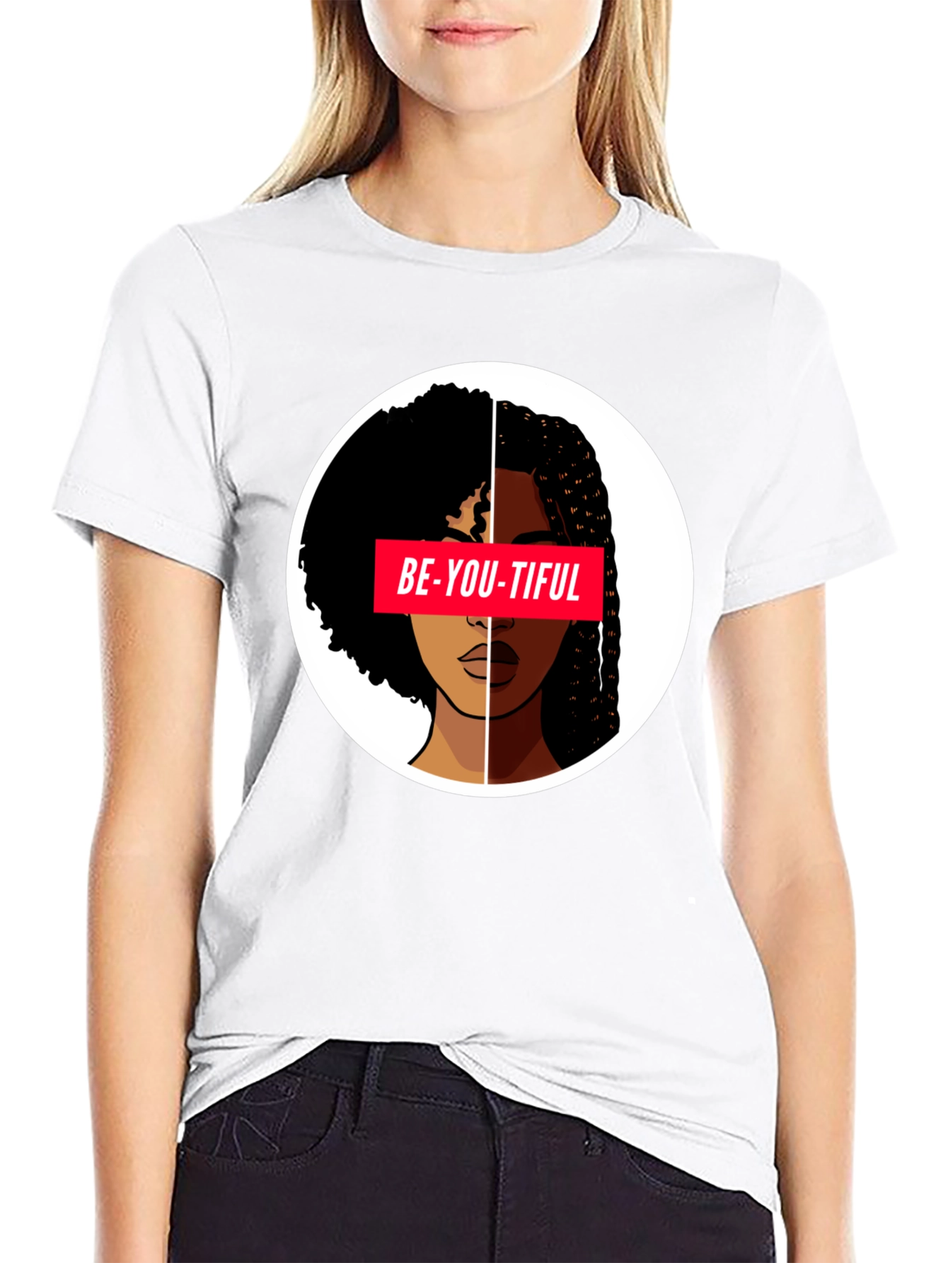 Be-YOU-tiful Graphic Tee - Black