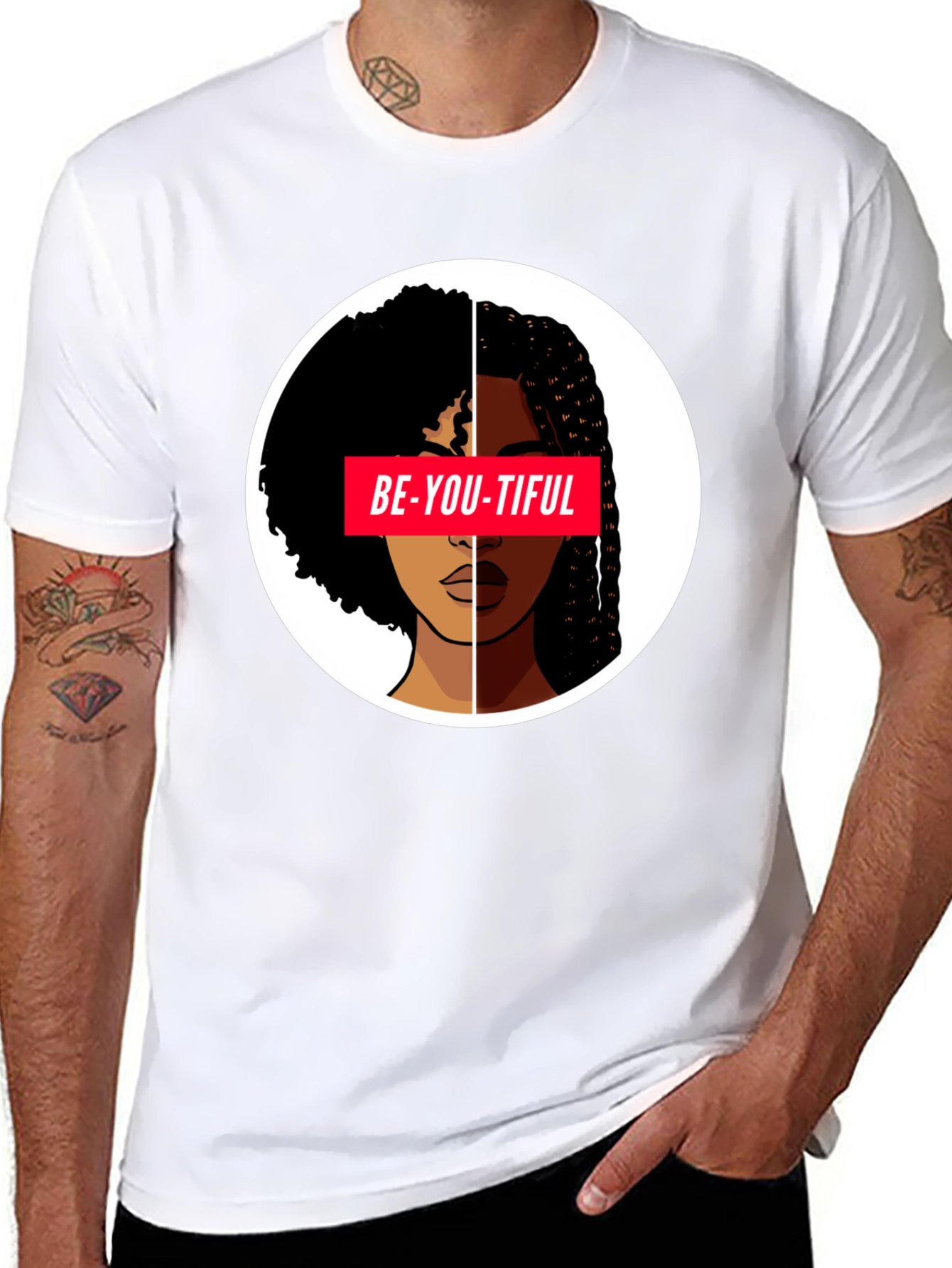 Be-YOU-tiful Graphic Tee - Black