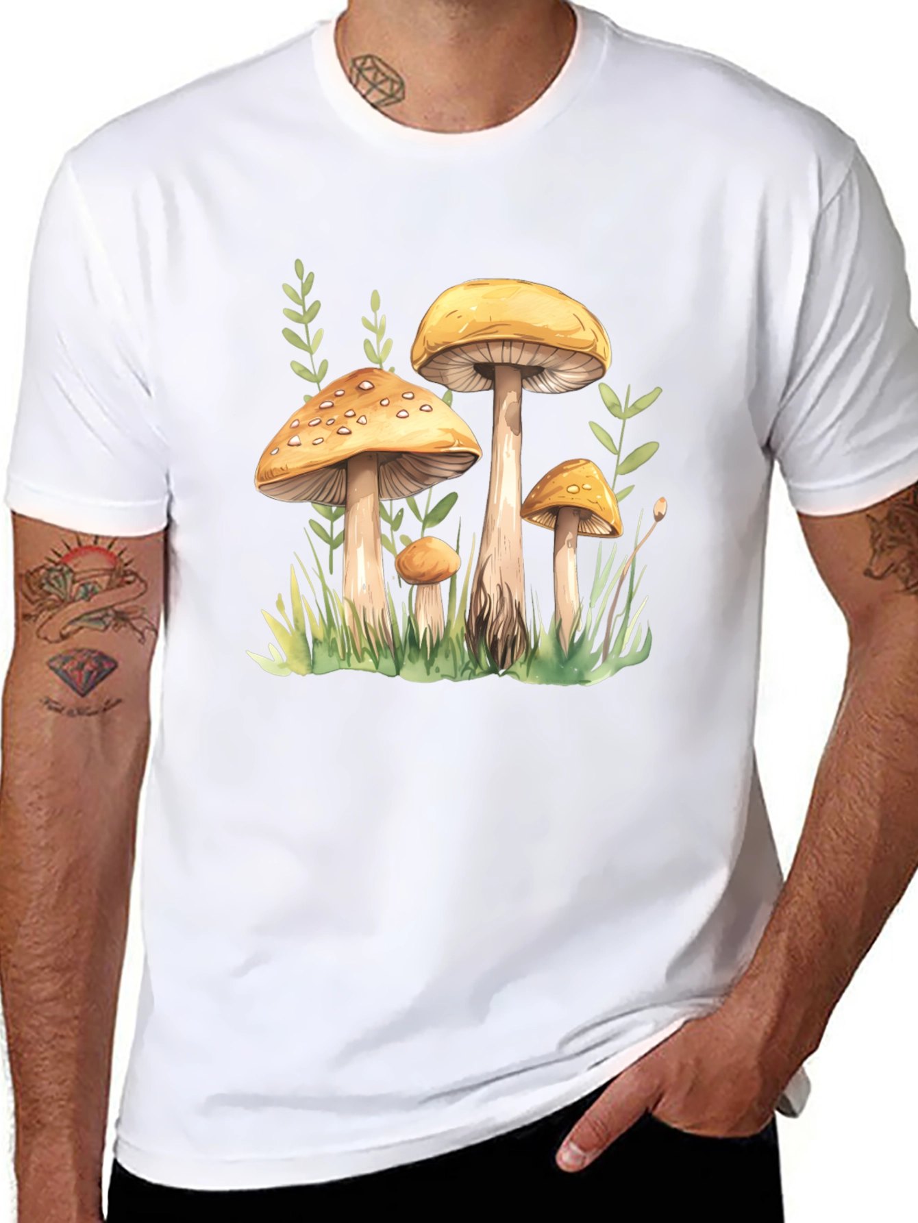 Mushroom Graphic T-Shirt - Nature Lover Tee