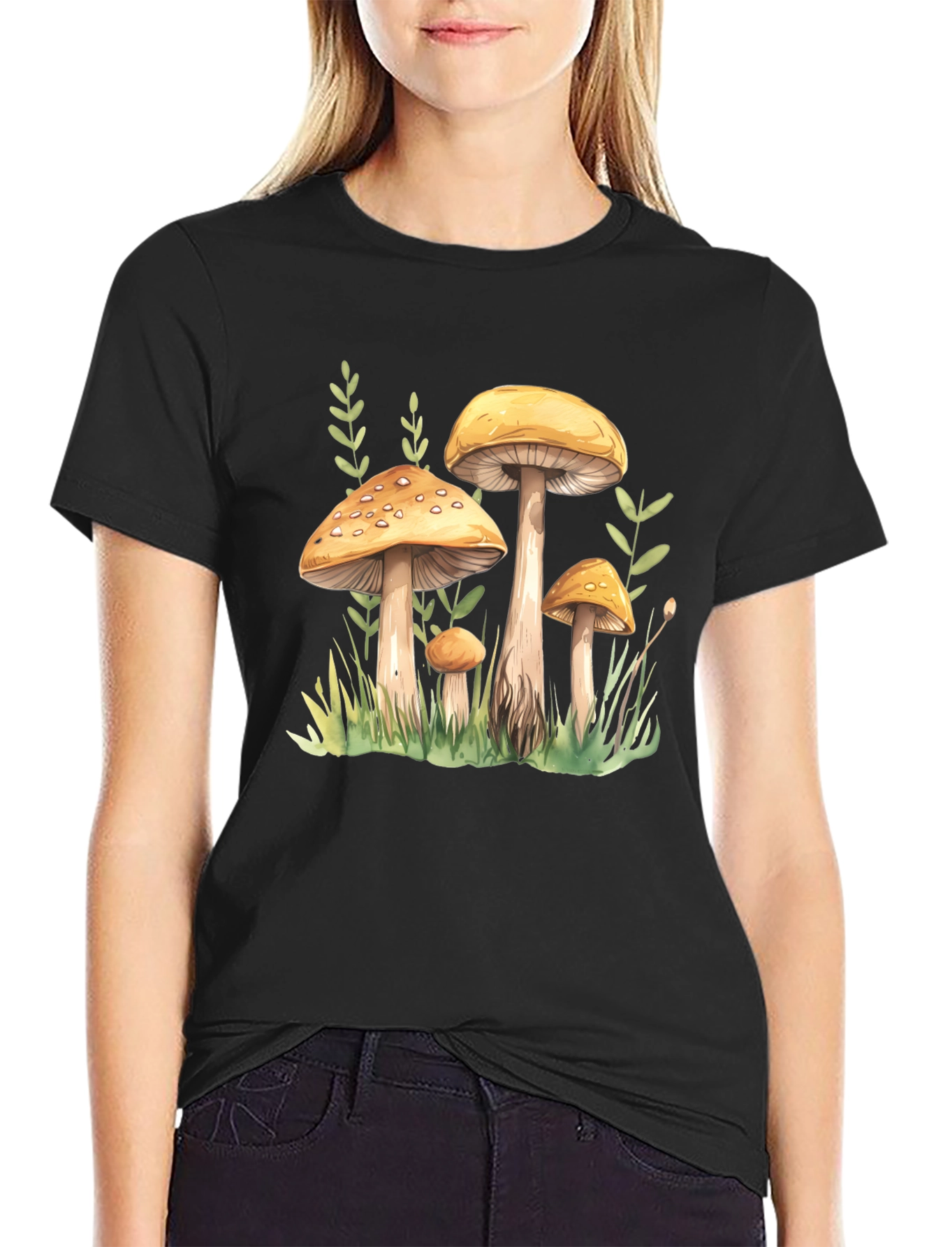 Mushroom Graphic T-Shirt - Nature Lover Tee