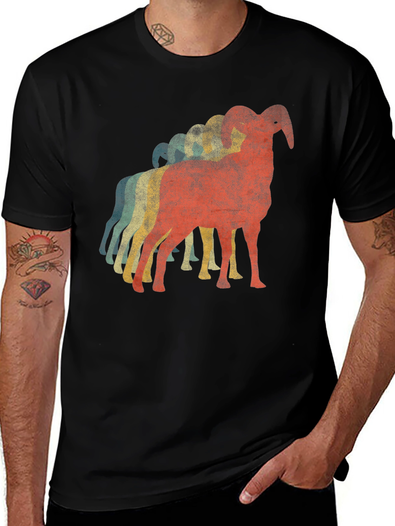 Retro Ram Graphic T-Shirt