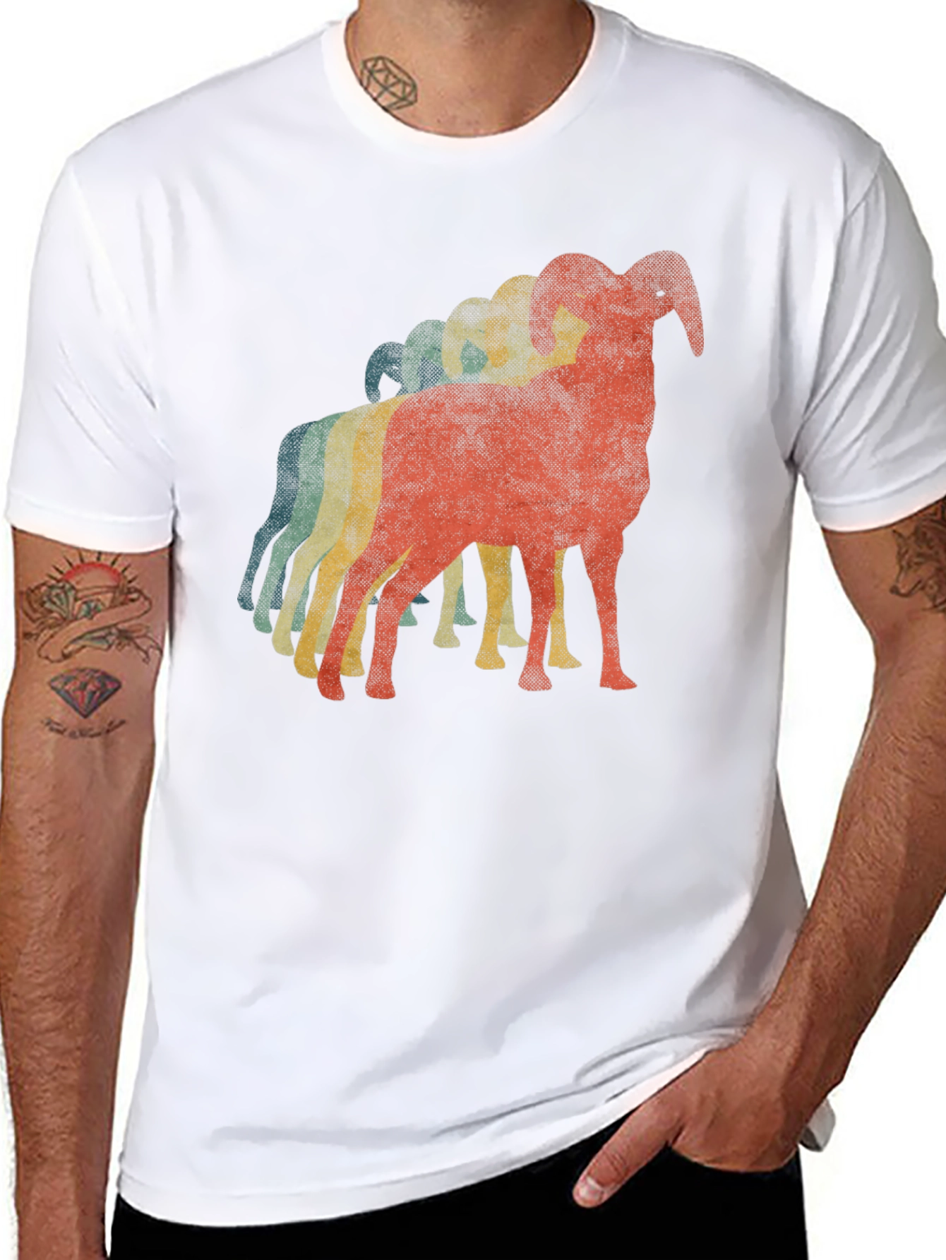 Retro Ram Graphic T-Shirt