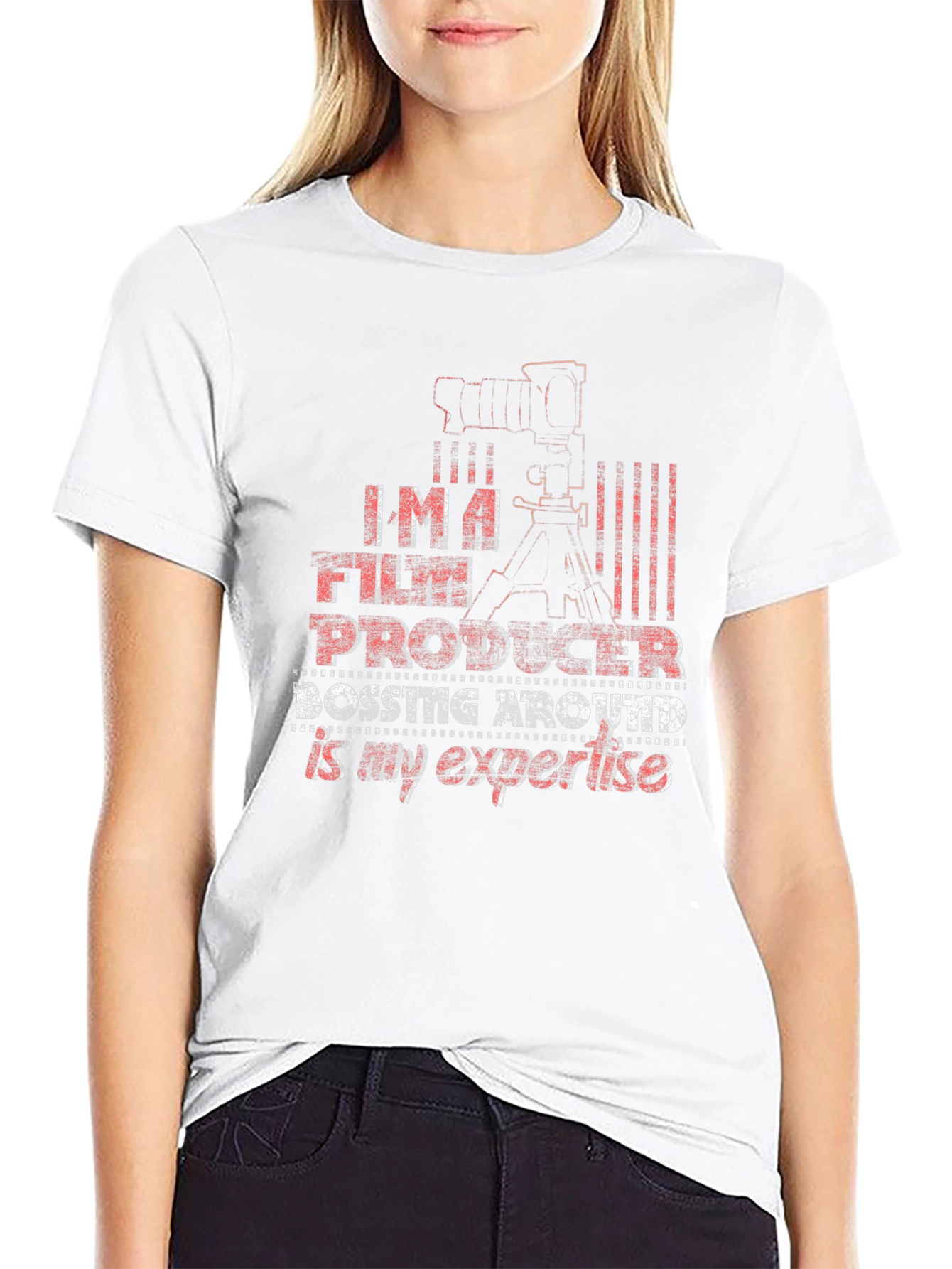 Film Producer Graphic T-Shirt - Bossing Around Expertise Tee