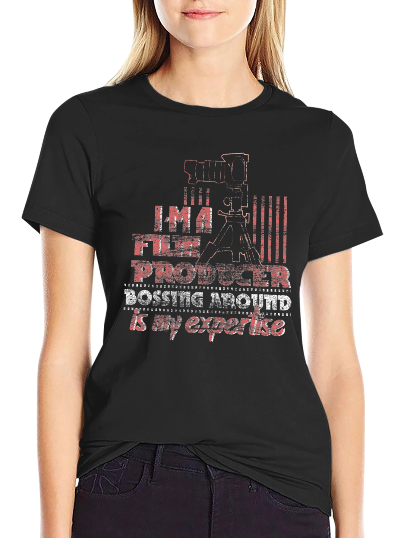Film Producer Graphic T-Shirt - Bossing Around Expertise Tee