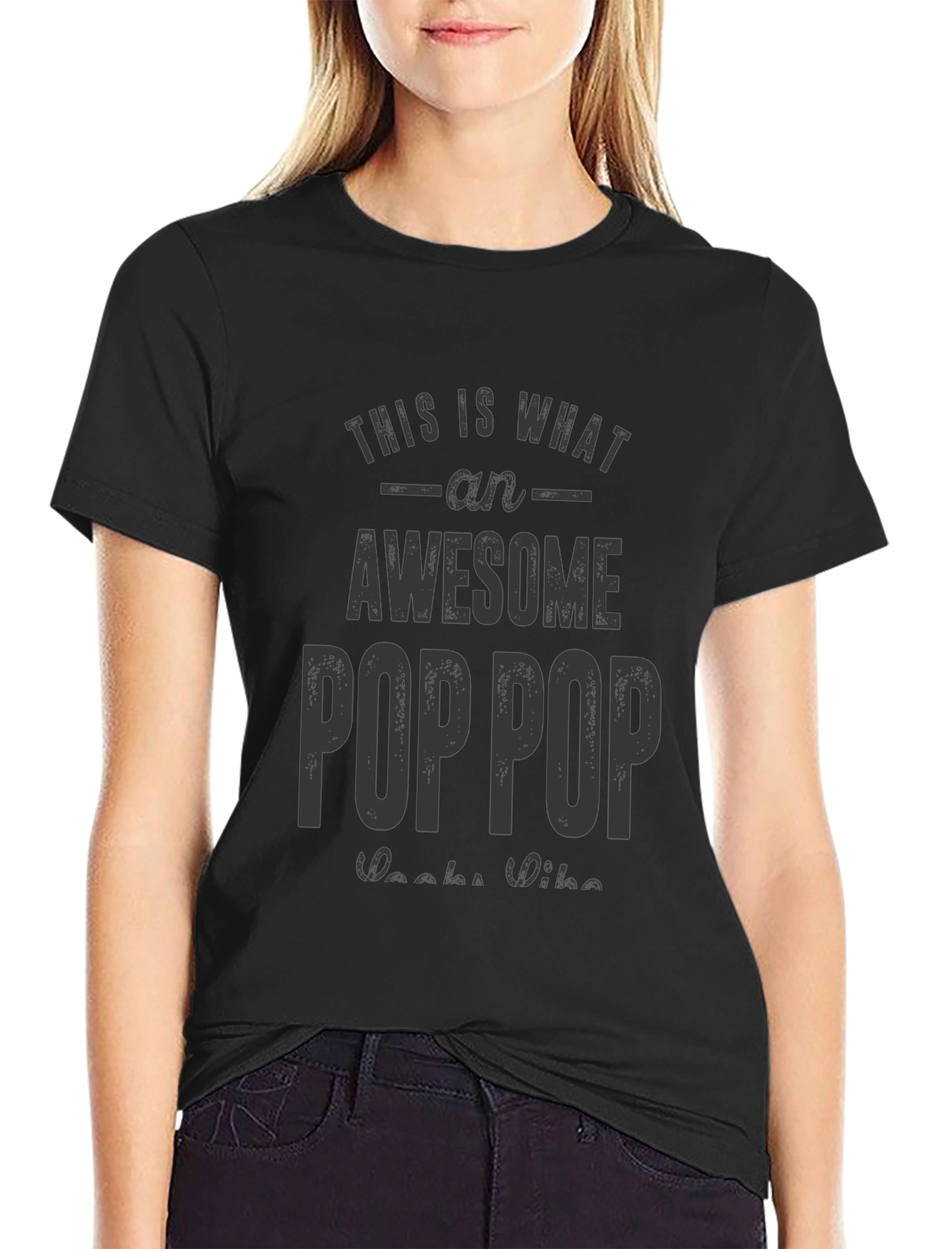 Awesome Pop Pop T-Shirt - Gift for Grandfather