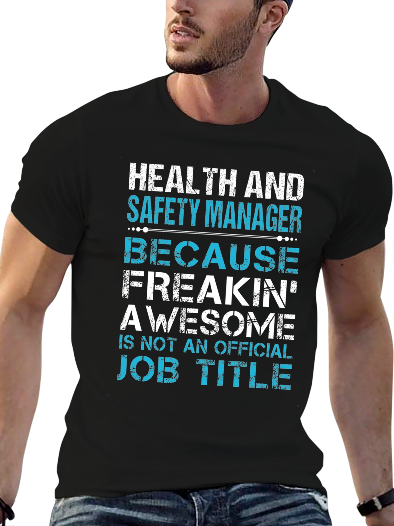 Health and Safety Manager Awesome Job Title T-Shirt
