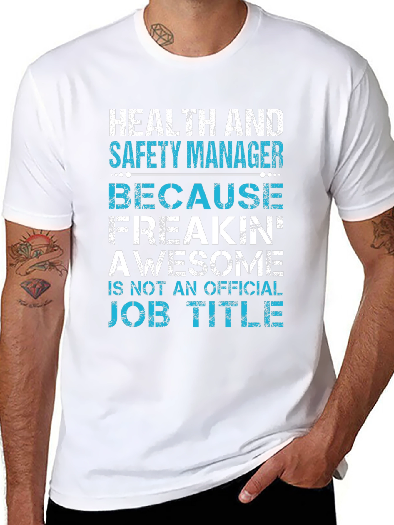 Health and Safety Manager Awesome Job Title T-Shirt