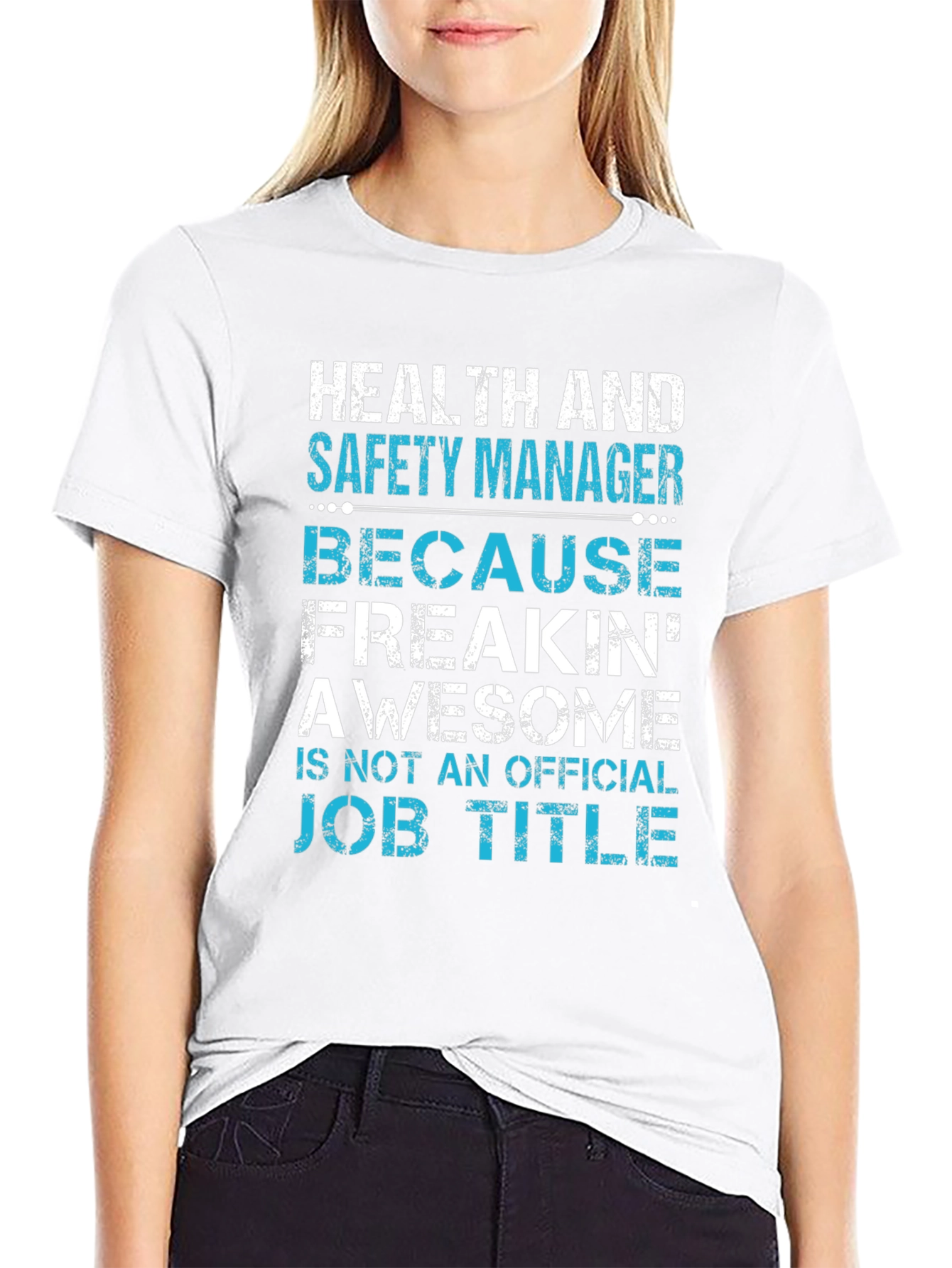 Health and Safety Manager Awesome Job Title T-Shirt