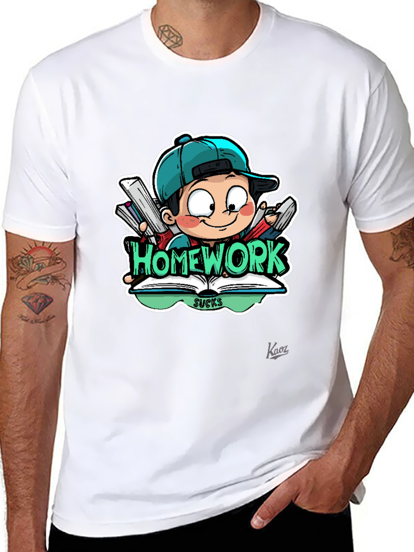 Homework Sucks T-Shirt - Student Life Tee