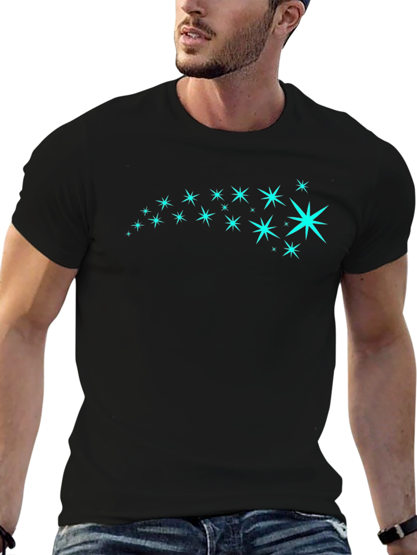 Starry Sky Black T-Shirt