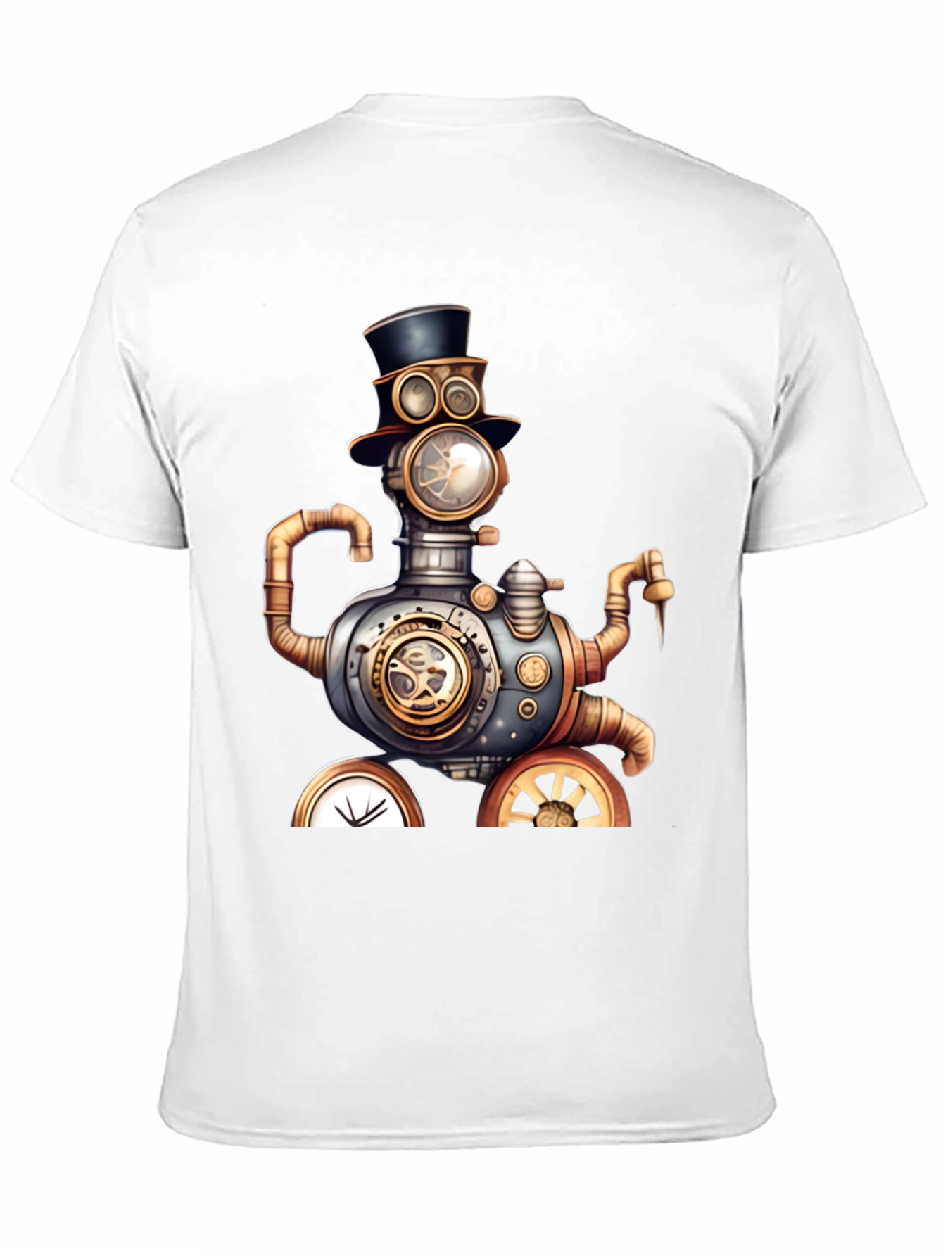 Steampunk Robot Graphic Tee