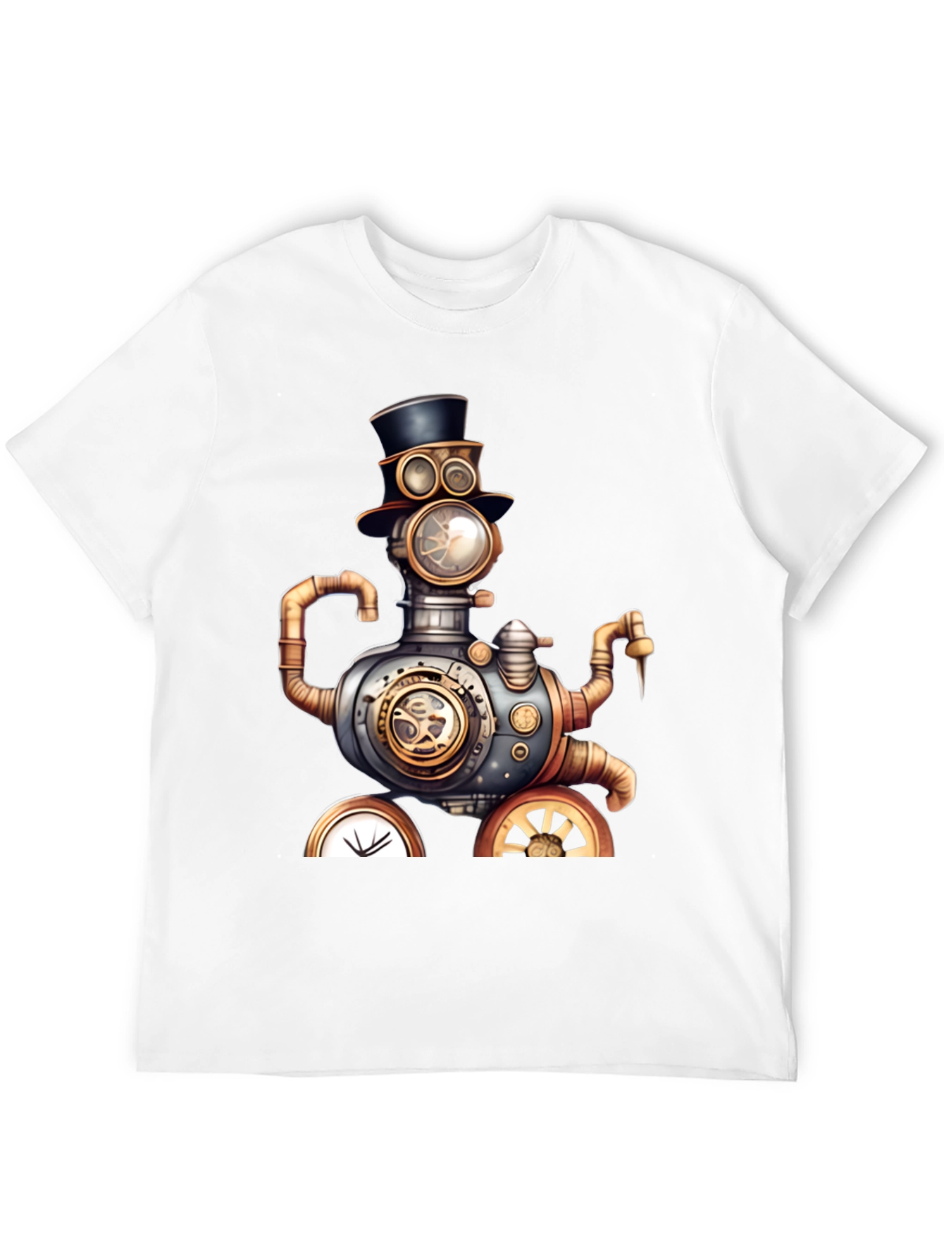 Steampunk Robot Graphic Tee