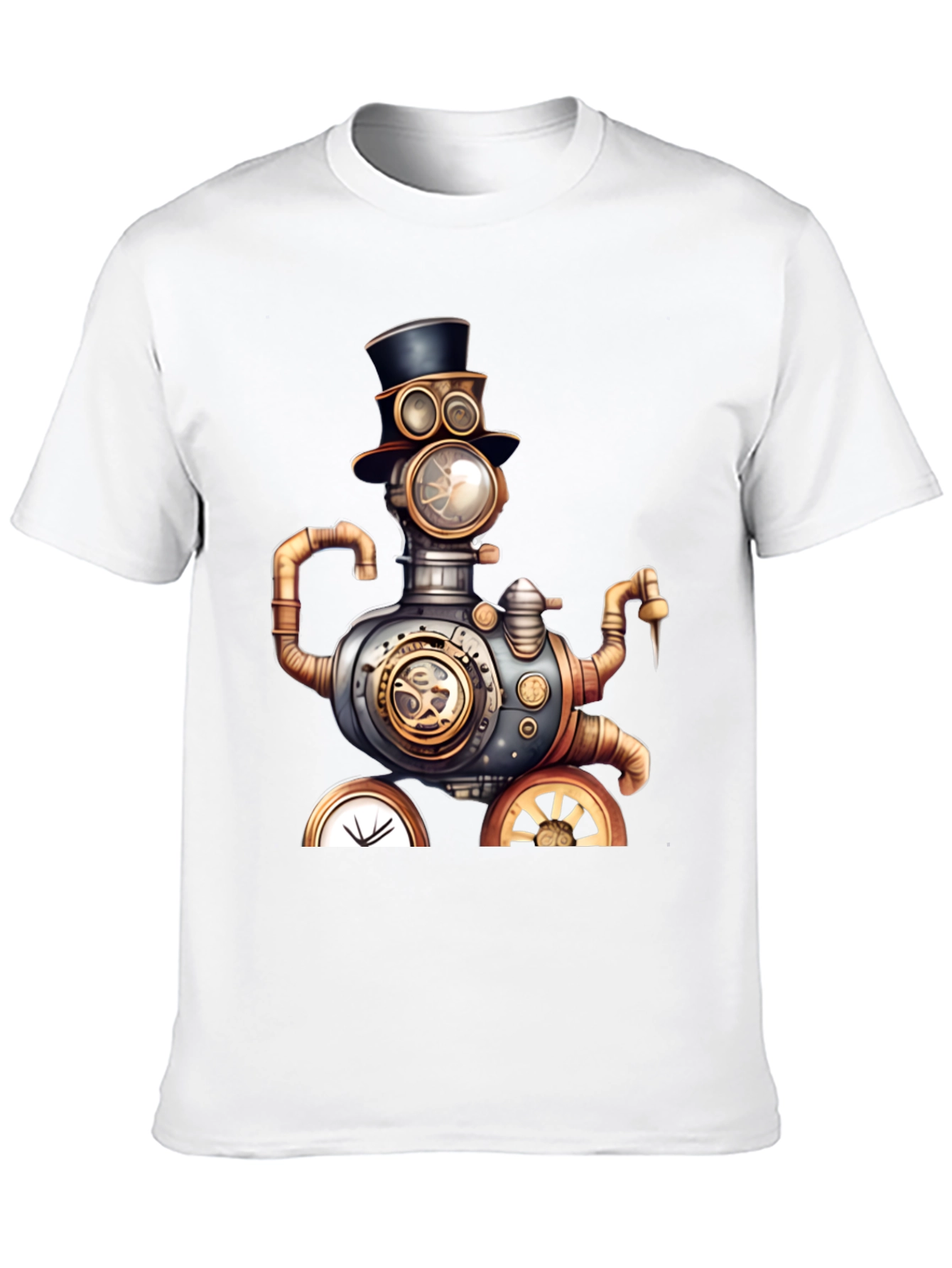 Steampunk Robot Graphic Tee