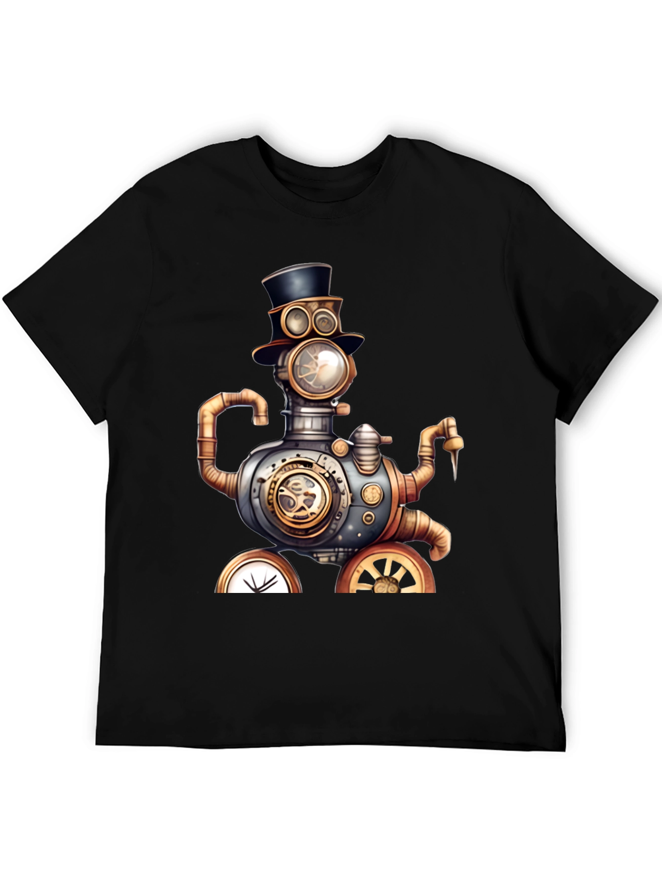 Steampunk Robot Graphic Tee
