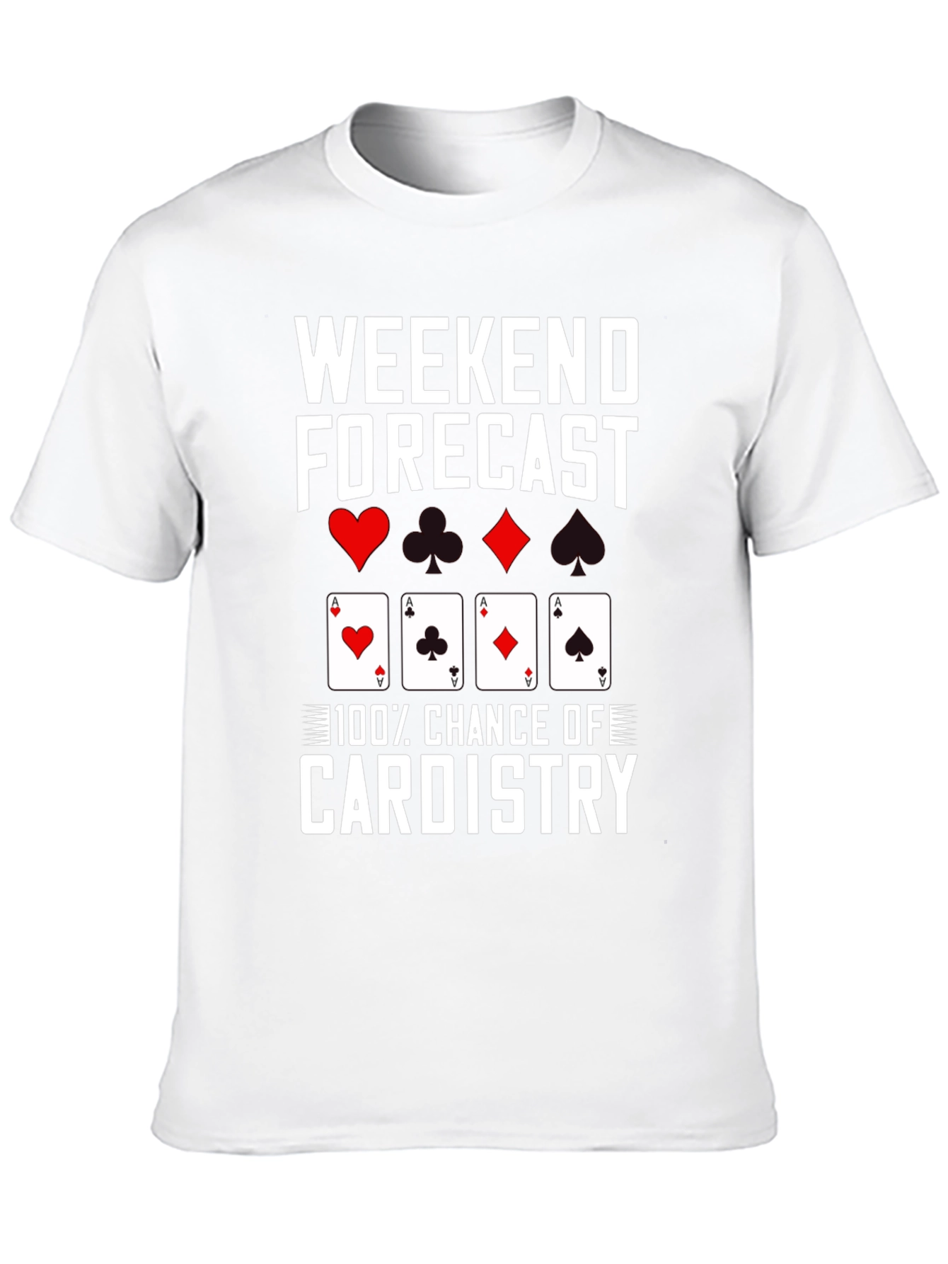 Cardistry Weekend Forecast Graphic Tee
