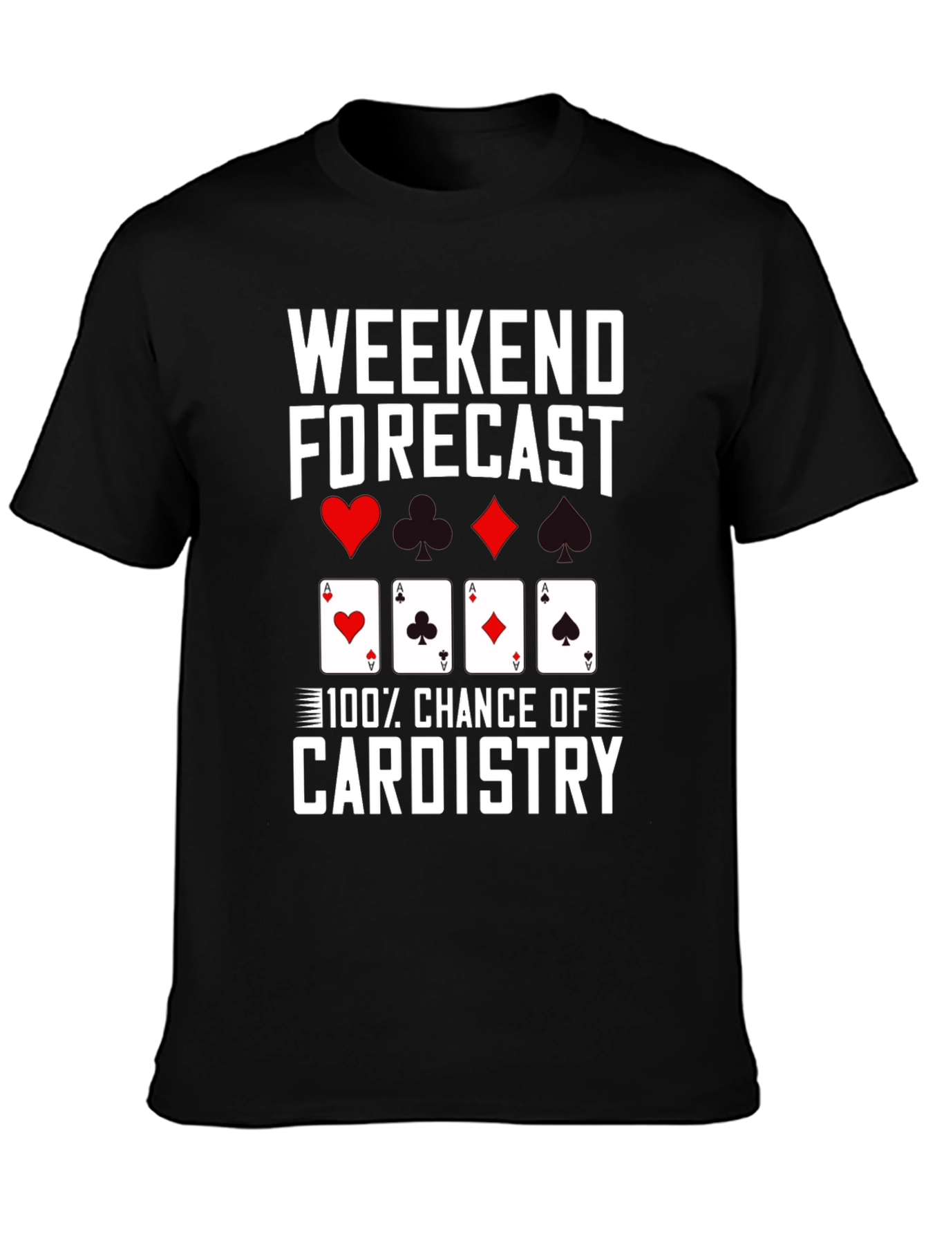 Cardistry Weekend Forecast Graphic Tee