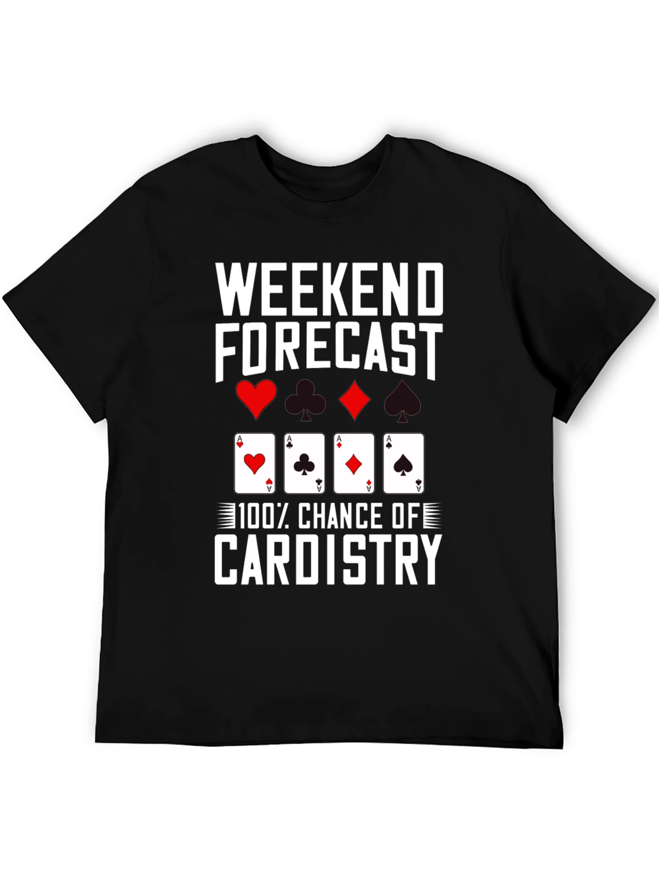 Cardistry Weekend Forecast Graphic Tee