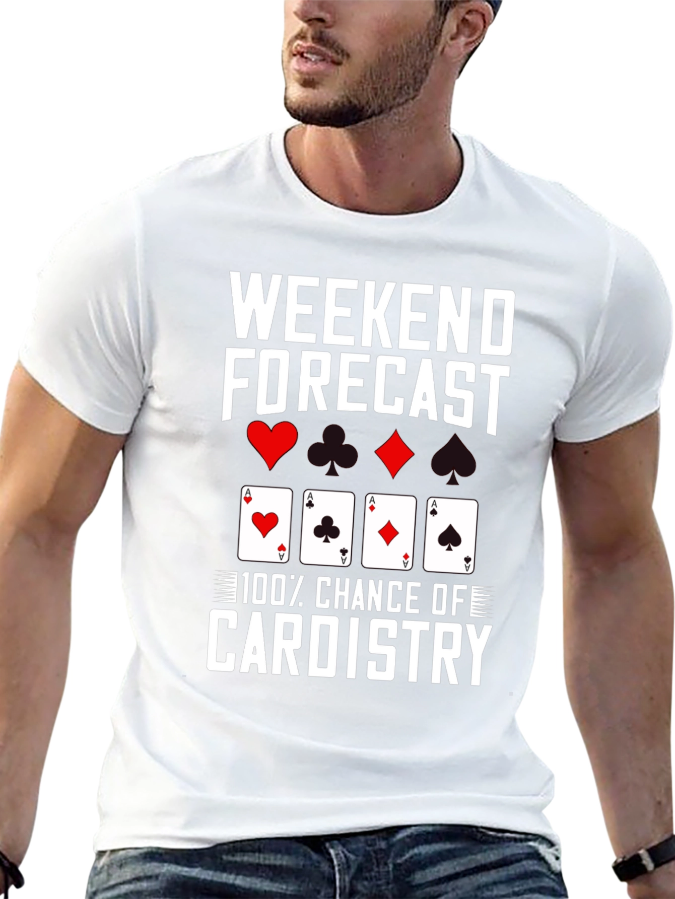 Cardistry Weekend Forecast Graphic Tee
