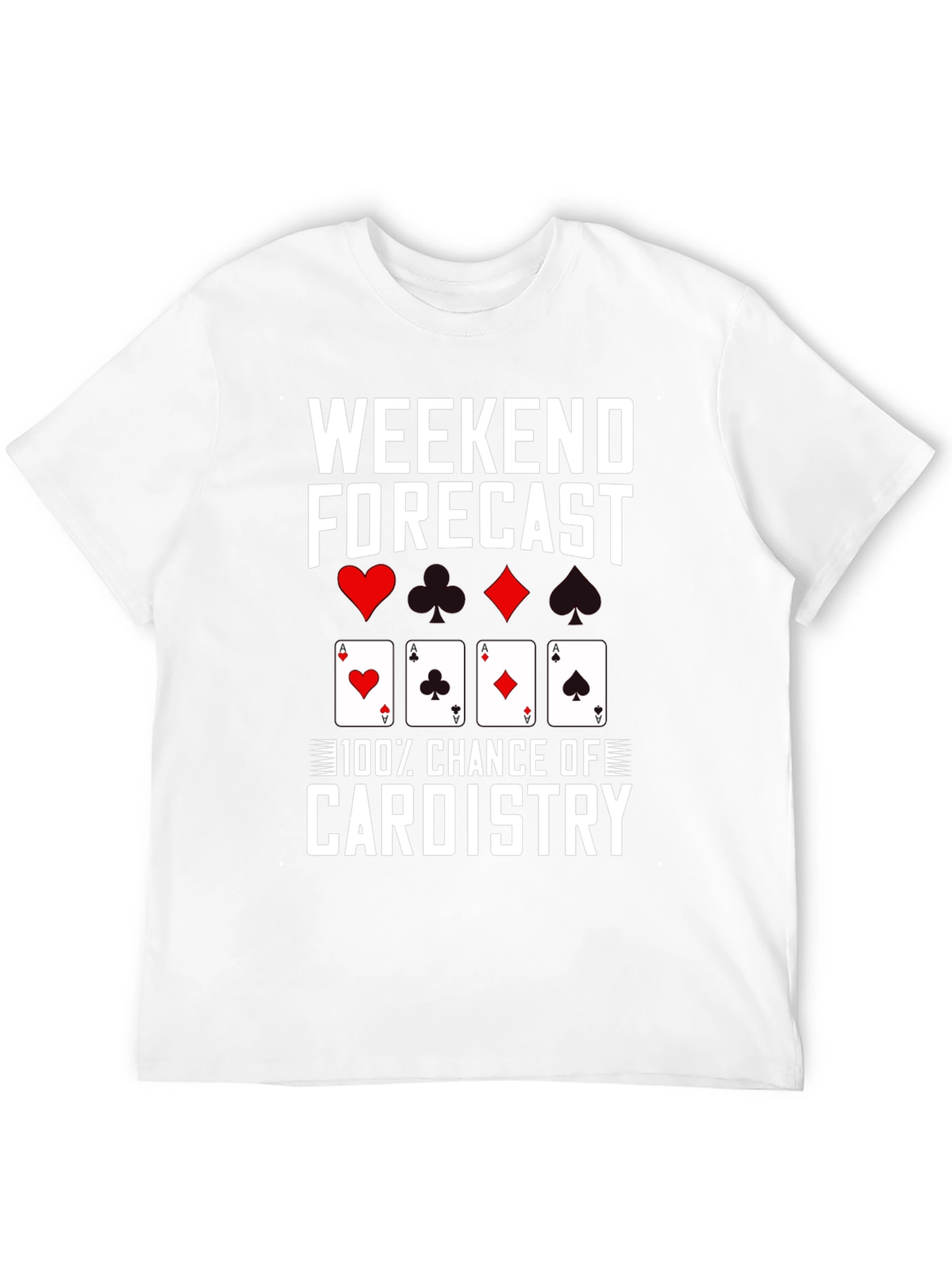 Cardistry Weekend Forecast Graphic Tee