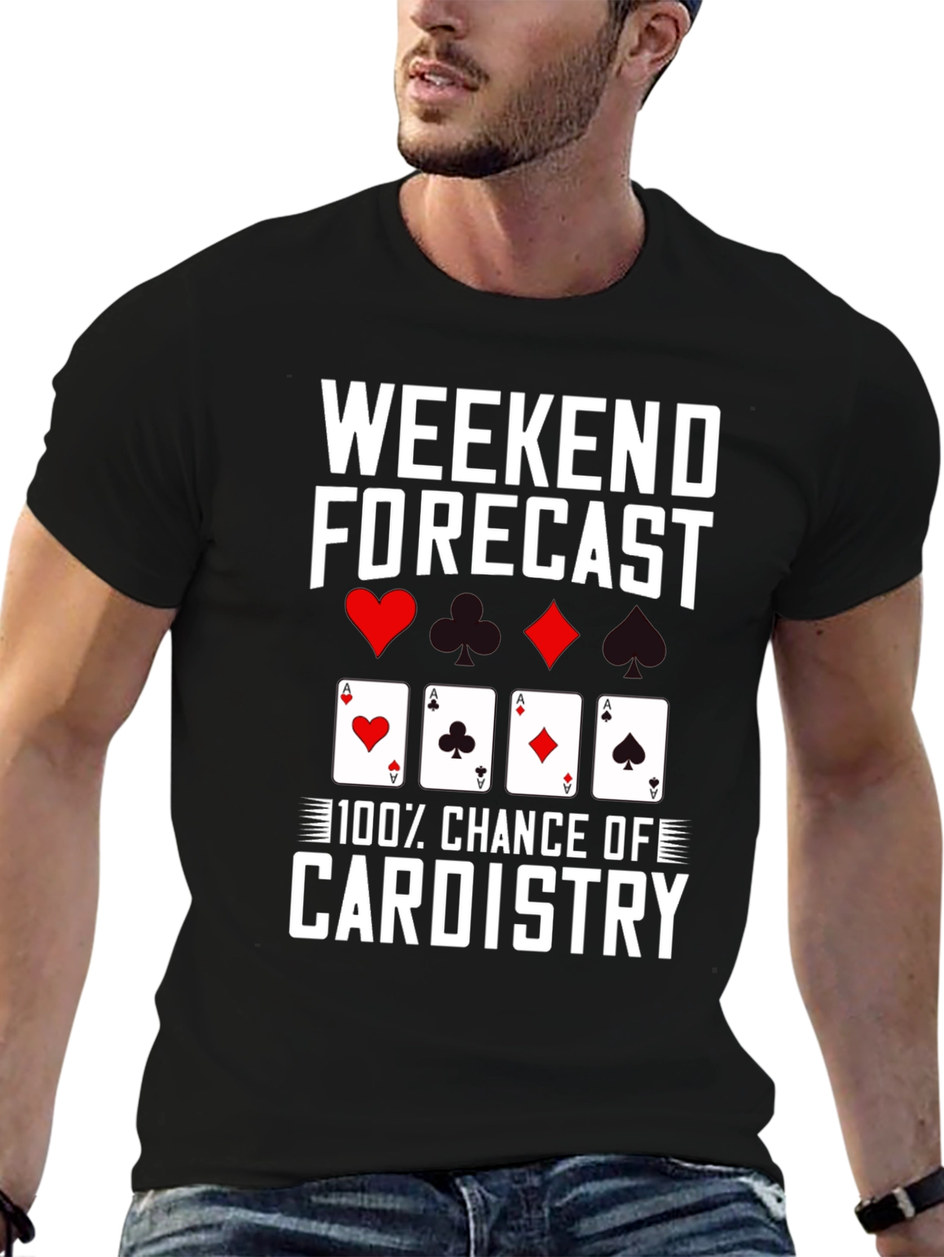 Cardistry Weekend Forecast Graphic Tee