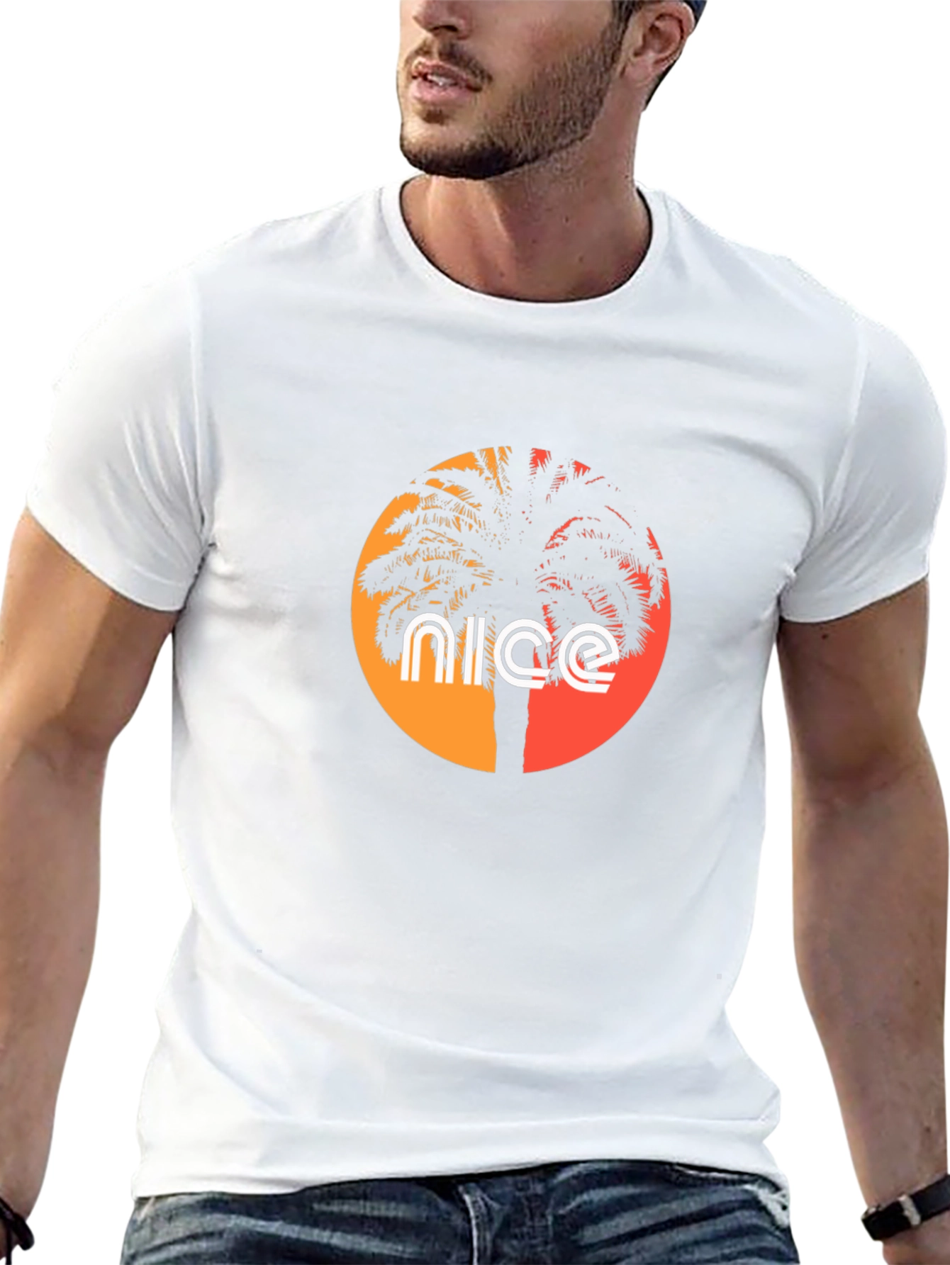Nice Palm Tree Graphic Tee