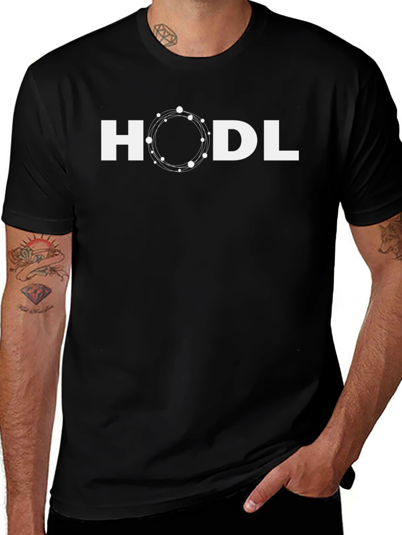 HODL Crypto Trader Graphic T-Shirt - Black