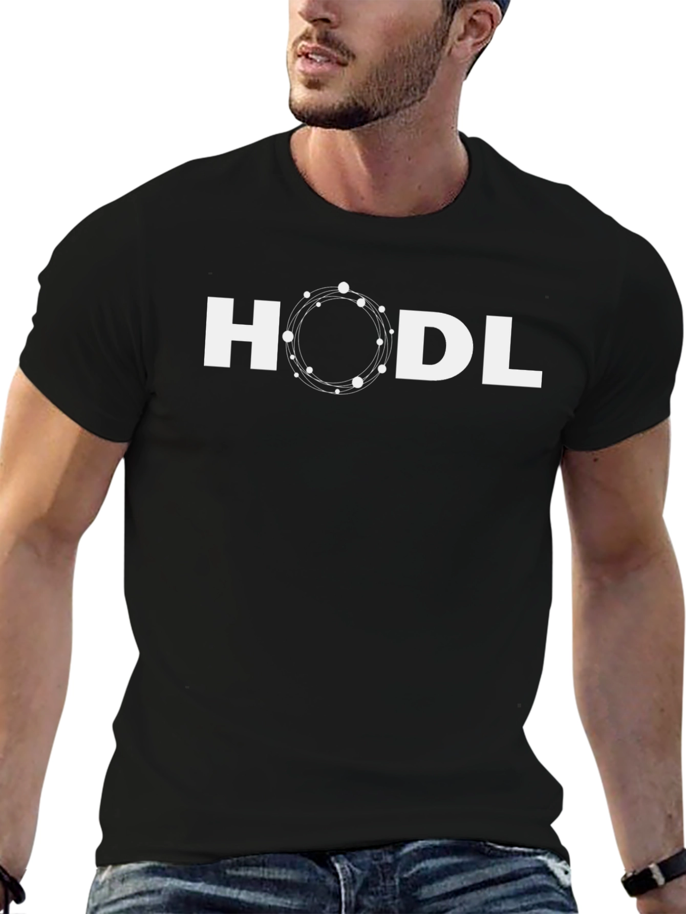 HODL Crypto Trader Graphic T-Shirt - Black