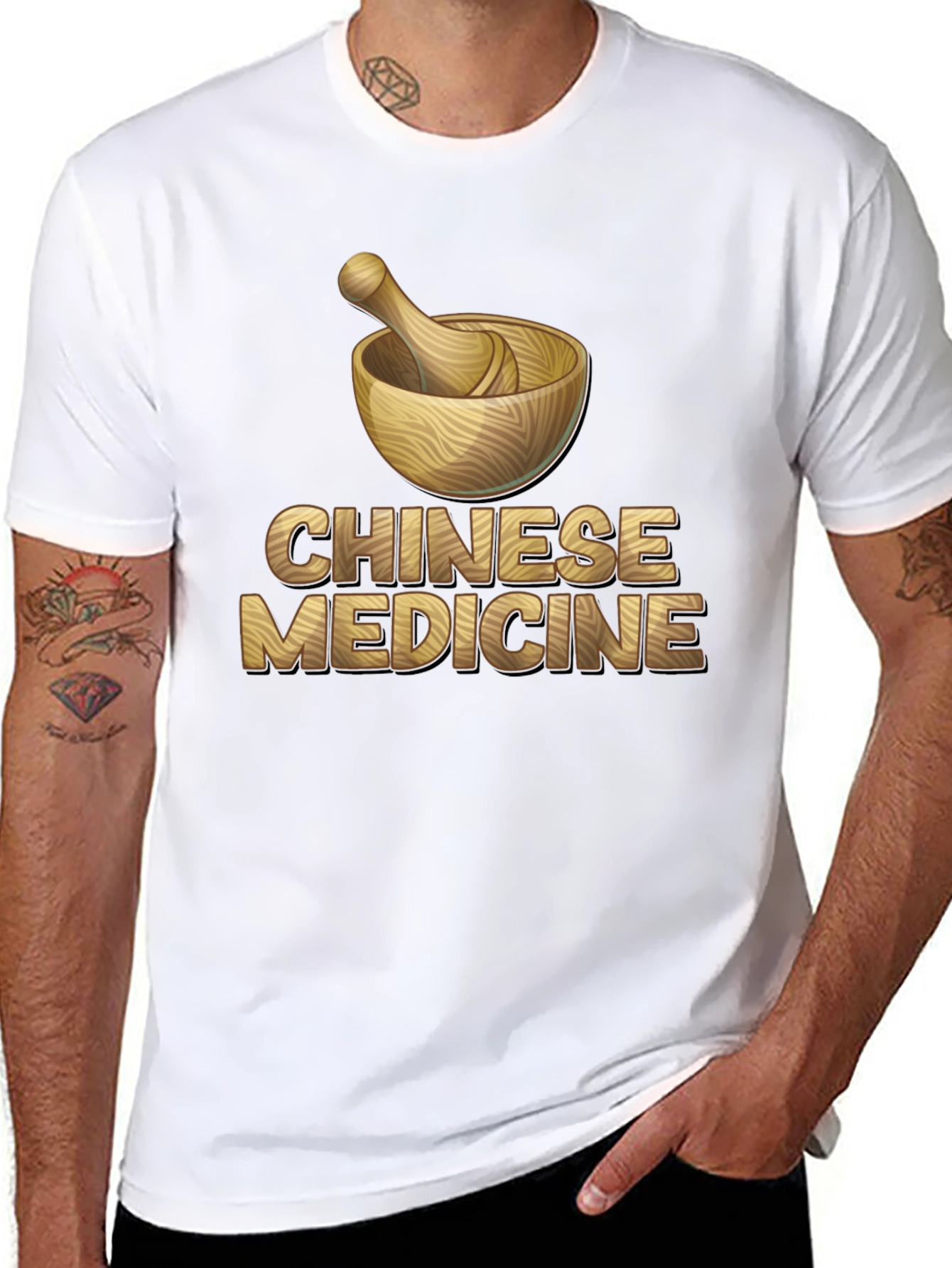 Chinese Medicine Graphic T-Shirt