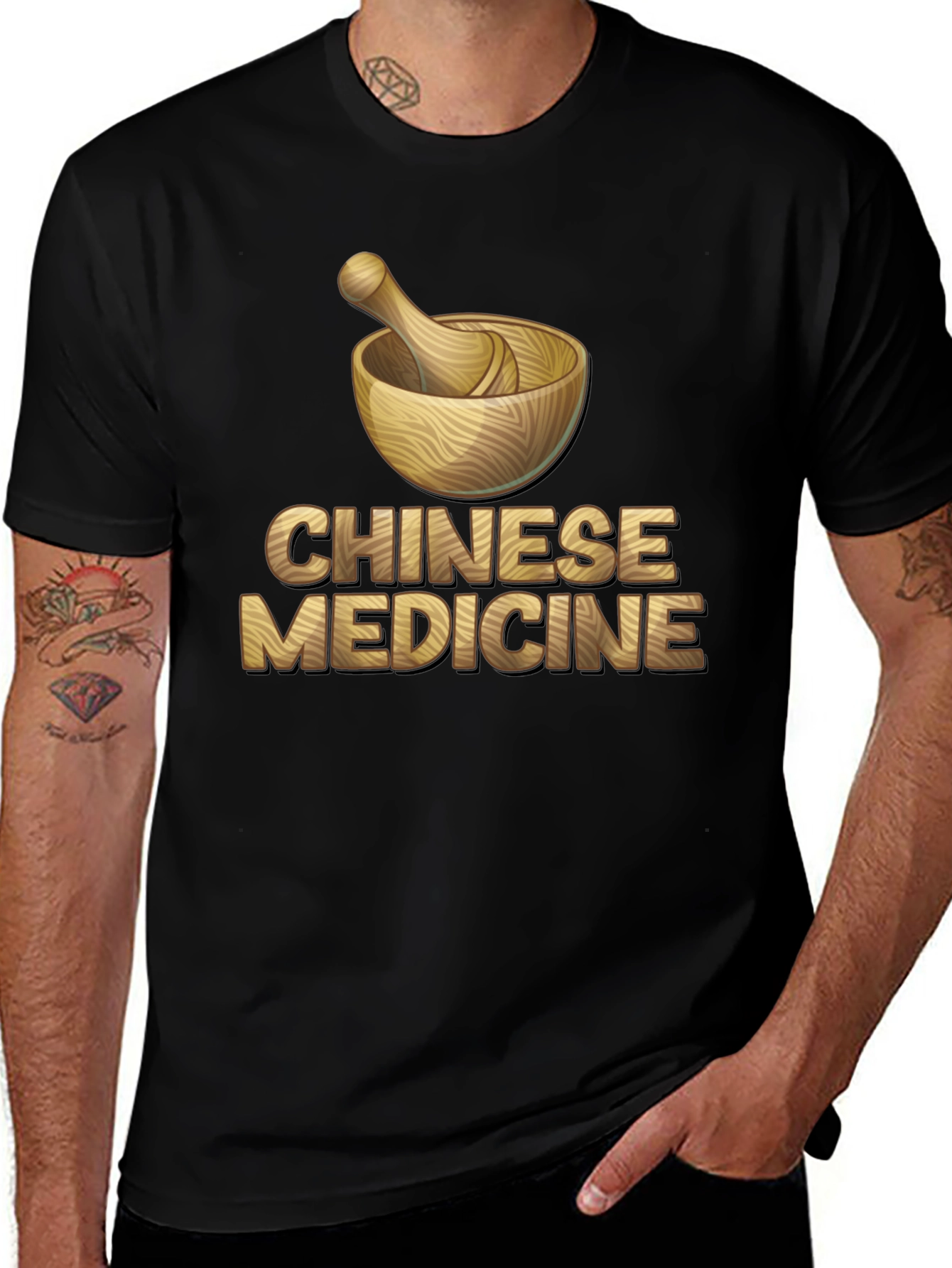 Chinese Medicine Graphic T-Shirt