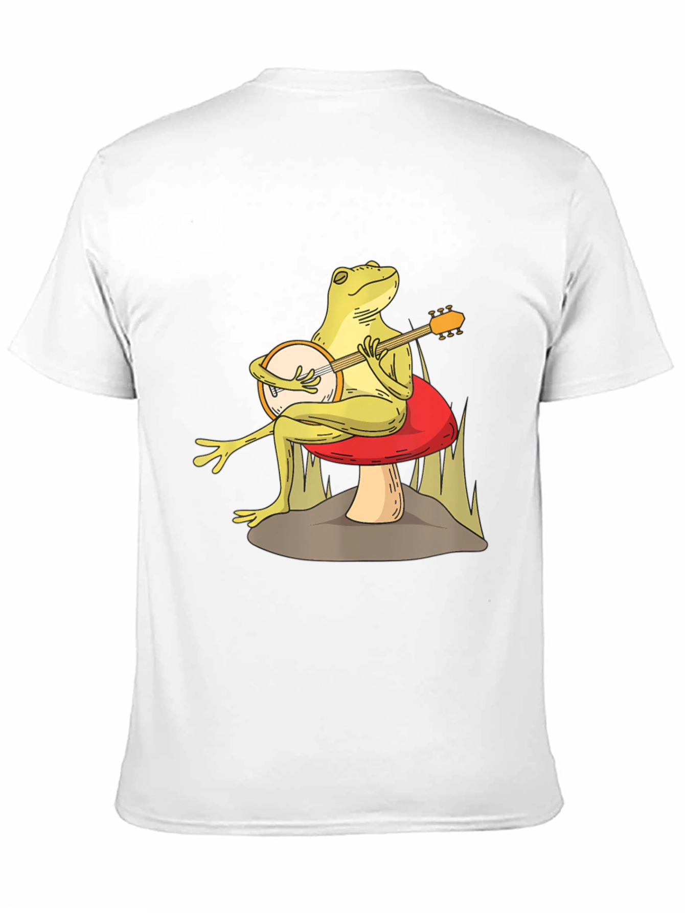 Frog Playing Banjo T-Shirt - Funny Amphibian Graphic Tee